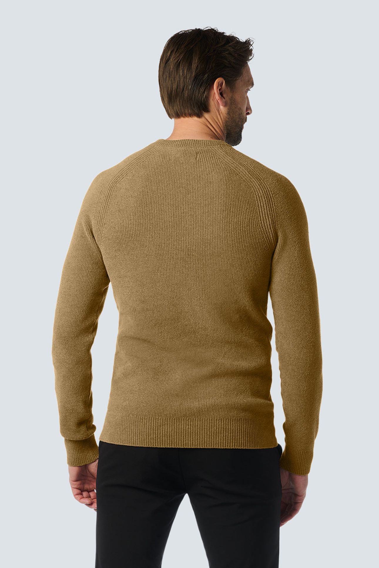 PULLOVER CREWNECK RIBKNIT SUPER SOFT KHAKI 2