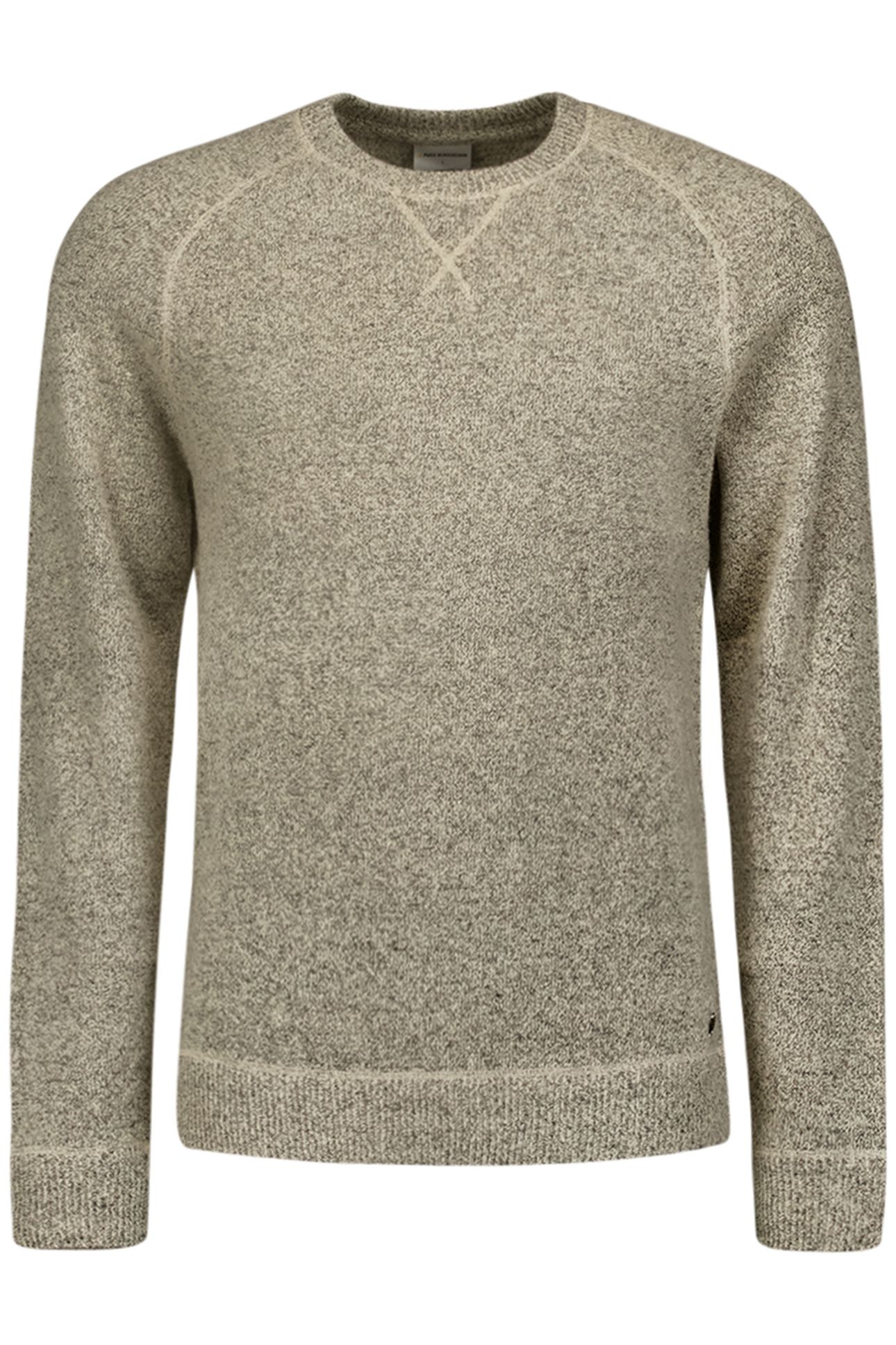 PULLOVER CREWNECK MELANGE WITH WOOL CEMENT 4