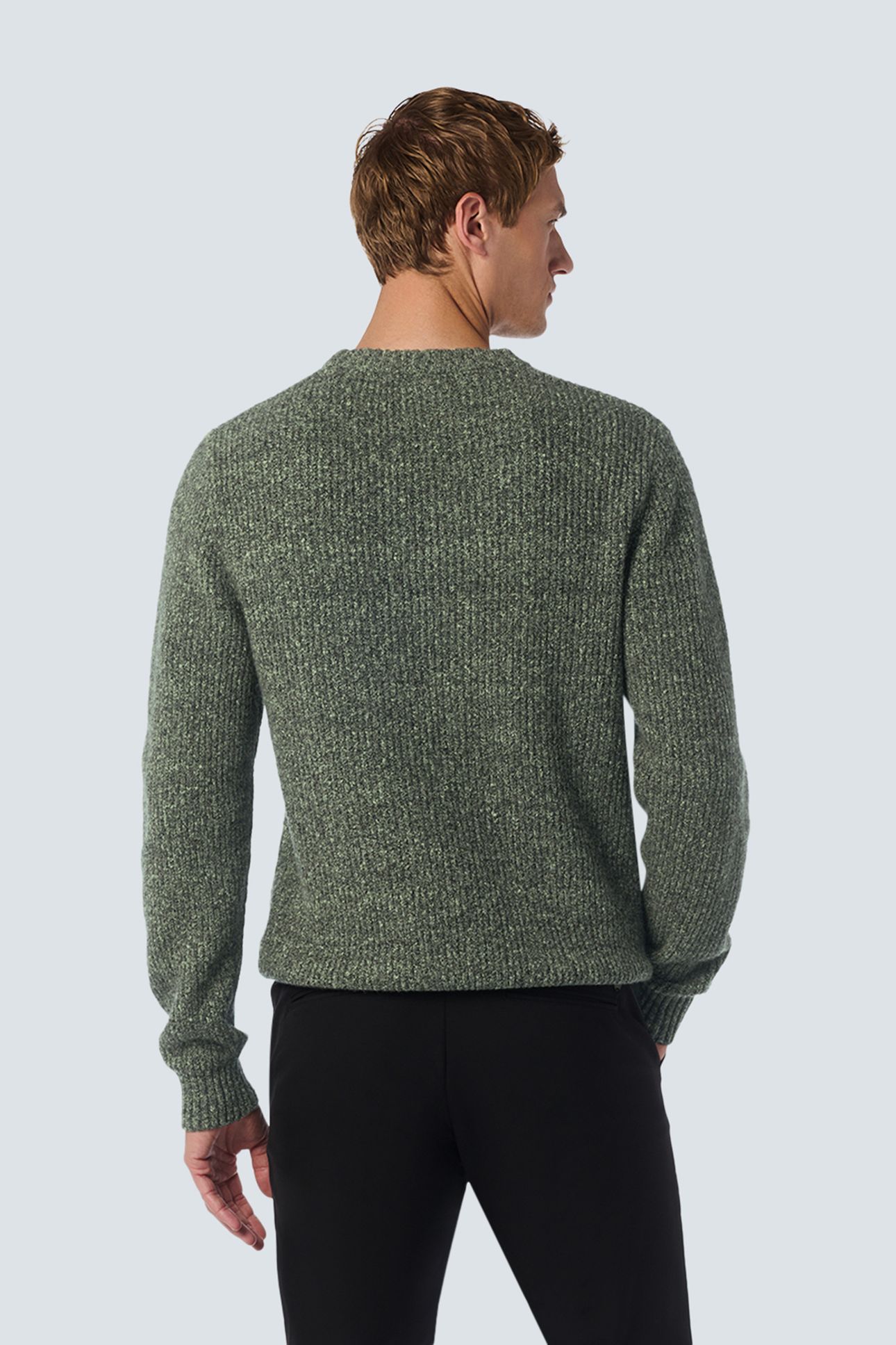 PULLOVER CREWNECK 2 COLOURED SOFT STRETCH SMOKE 2