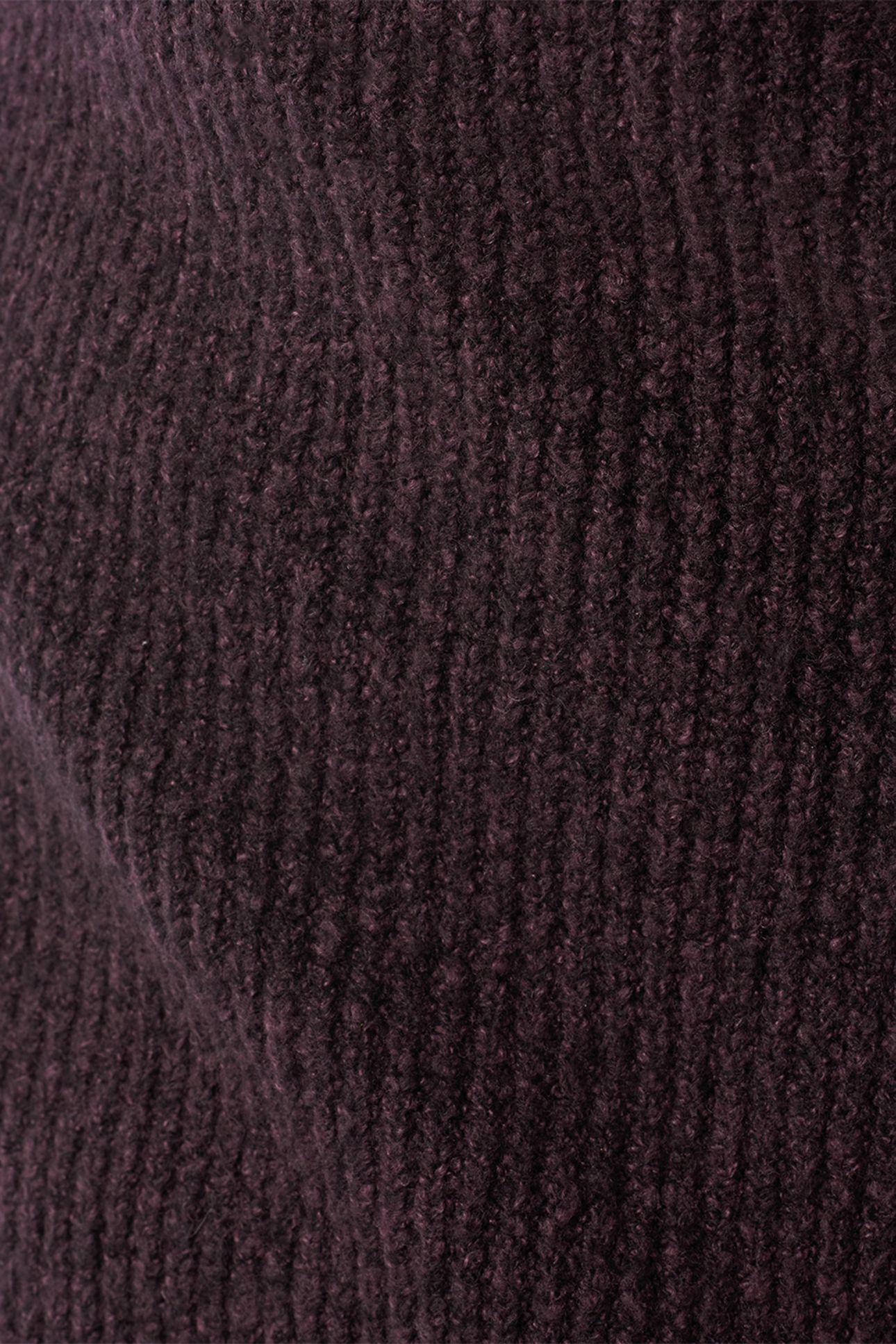 PULLOVER CREWNECK 2 COLOURED SOFT STRETCH AUBERGINE 7