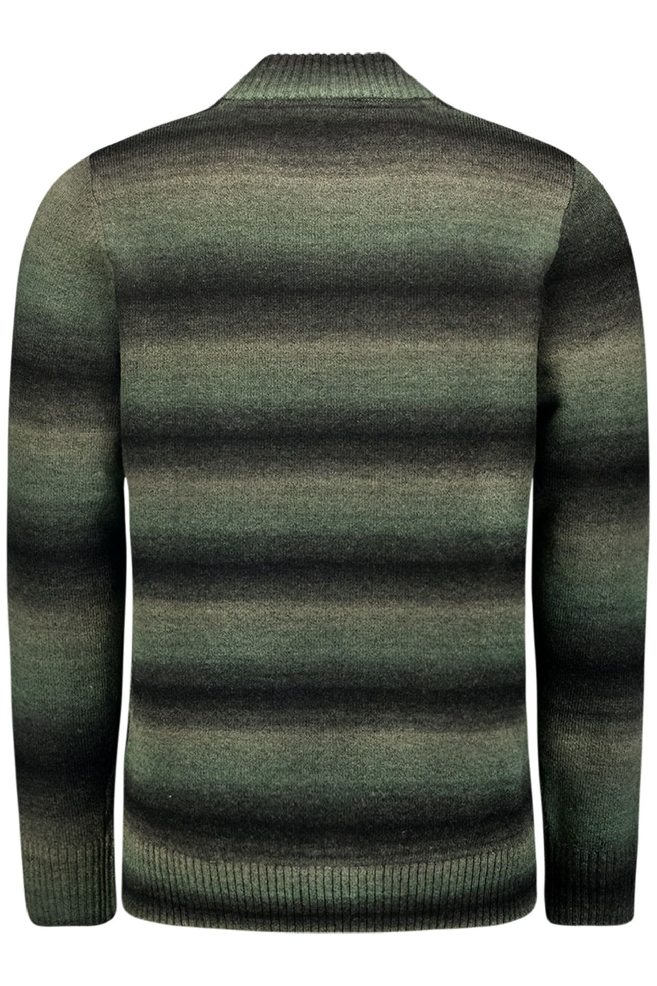 PULLOVER CREWNECK DEGRADE STRIPES WITH WOOL SMOKE 2
