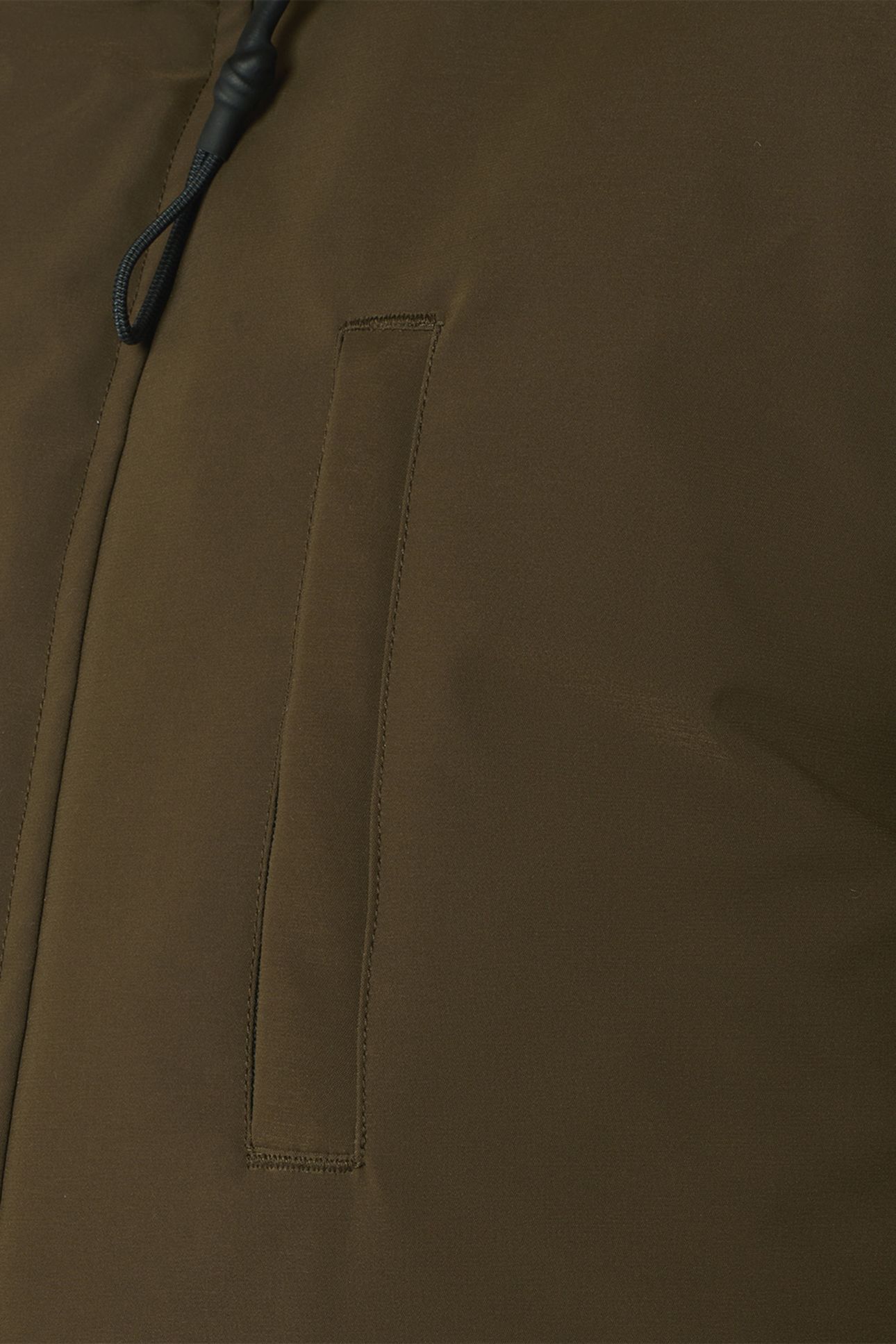 JACKET LONG FIT HOODED TAUPE 7
