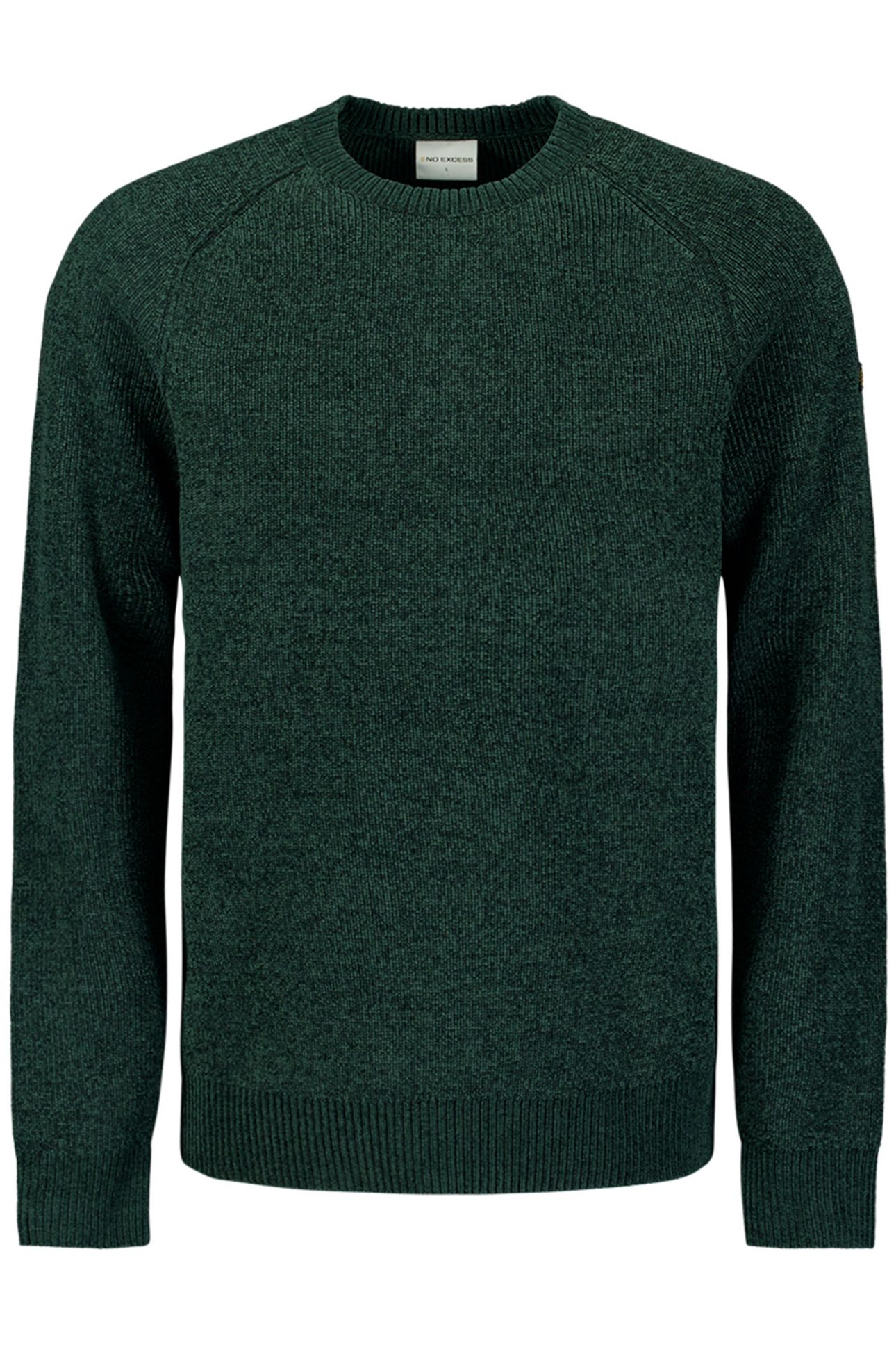 PULLOVER CREWNECK 2 COLOURED CHENILLE DARK GREEN 4