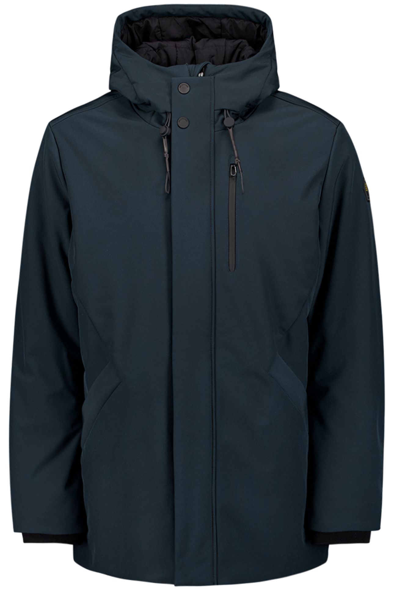 JACKET MEDIUM LONG FIT HOODED SOFTSHELL STRETCH NIGHT 4