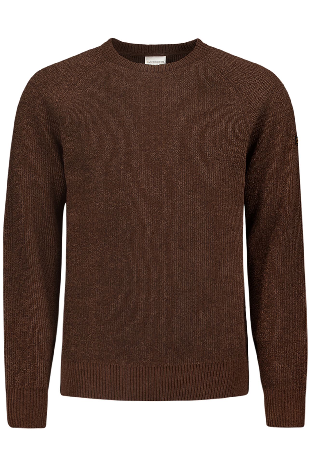 PULLOVER CREWNECK 2 COLOURED CHENILLE BROWN 4