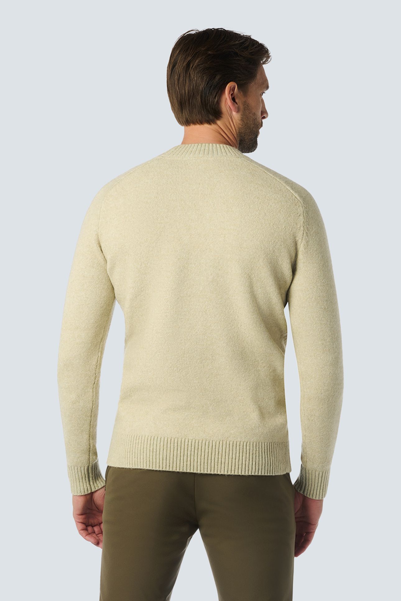 PULLOVER CREWNECK 2 COLOURED JACQUARD WITH WOOL CEMENT 2