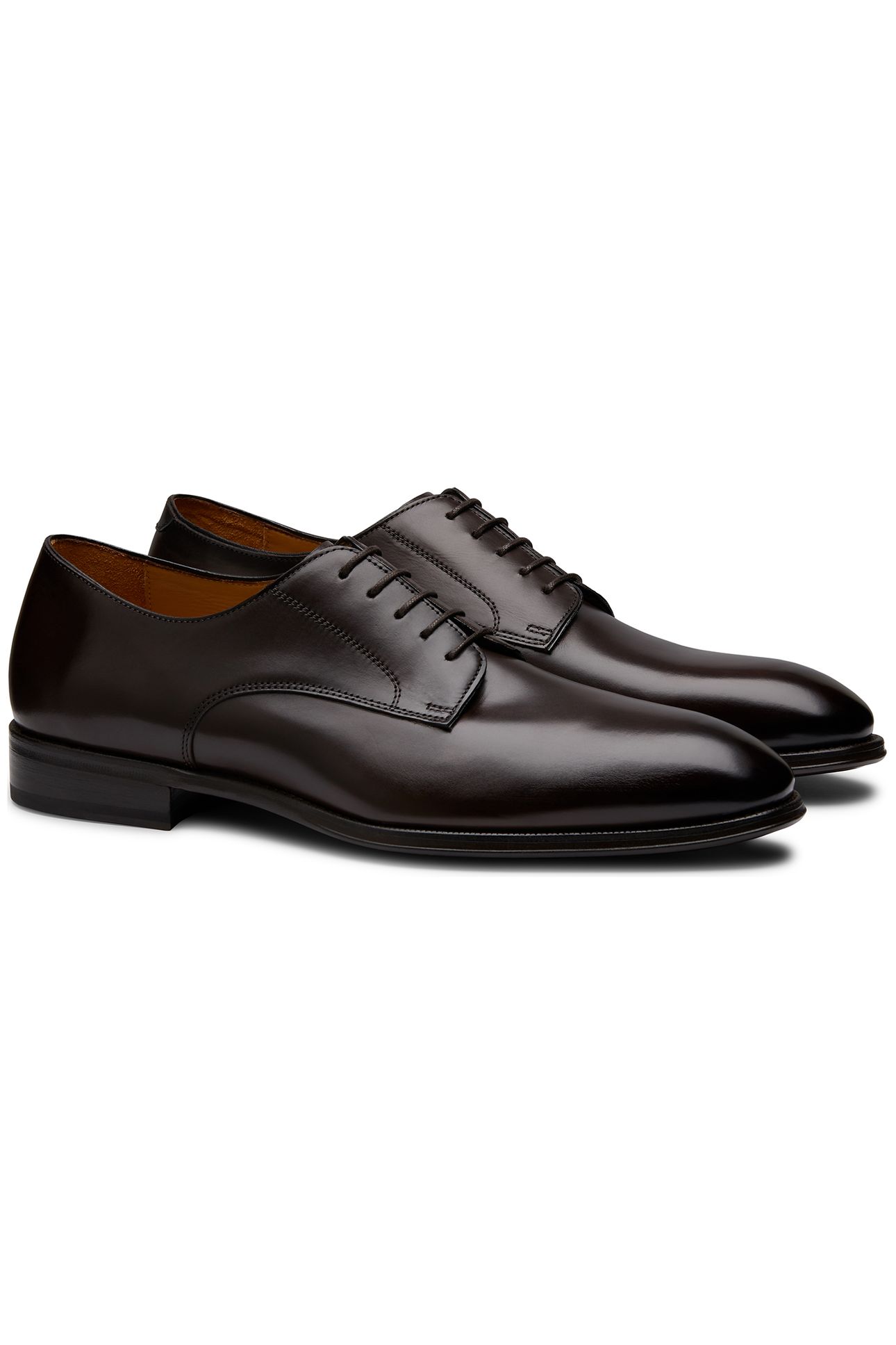 LEATHER-DERBY-BROWN BROWN 4