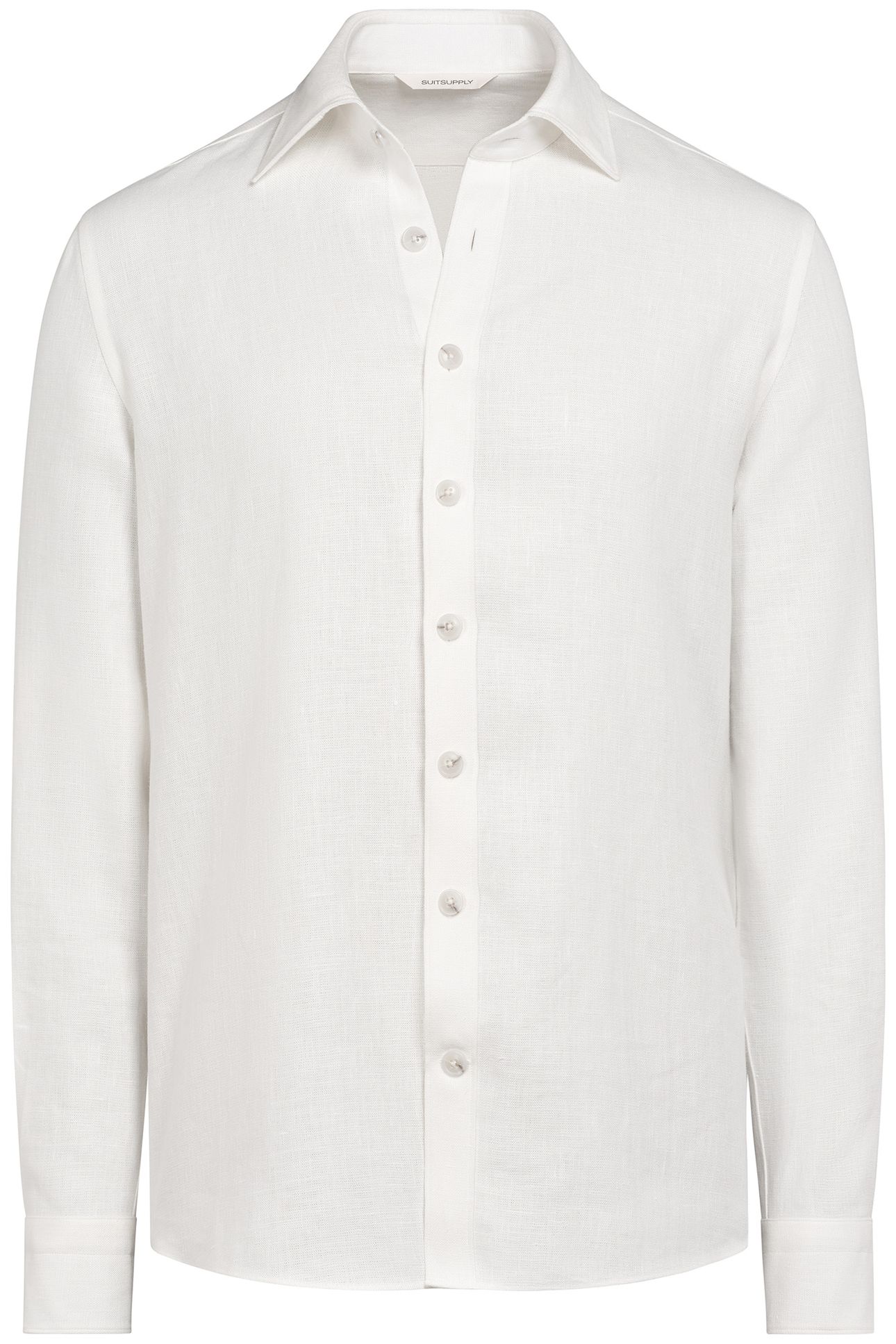 PURE LINEN OVERSHIRT WHITE 3