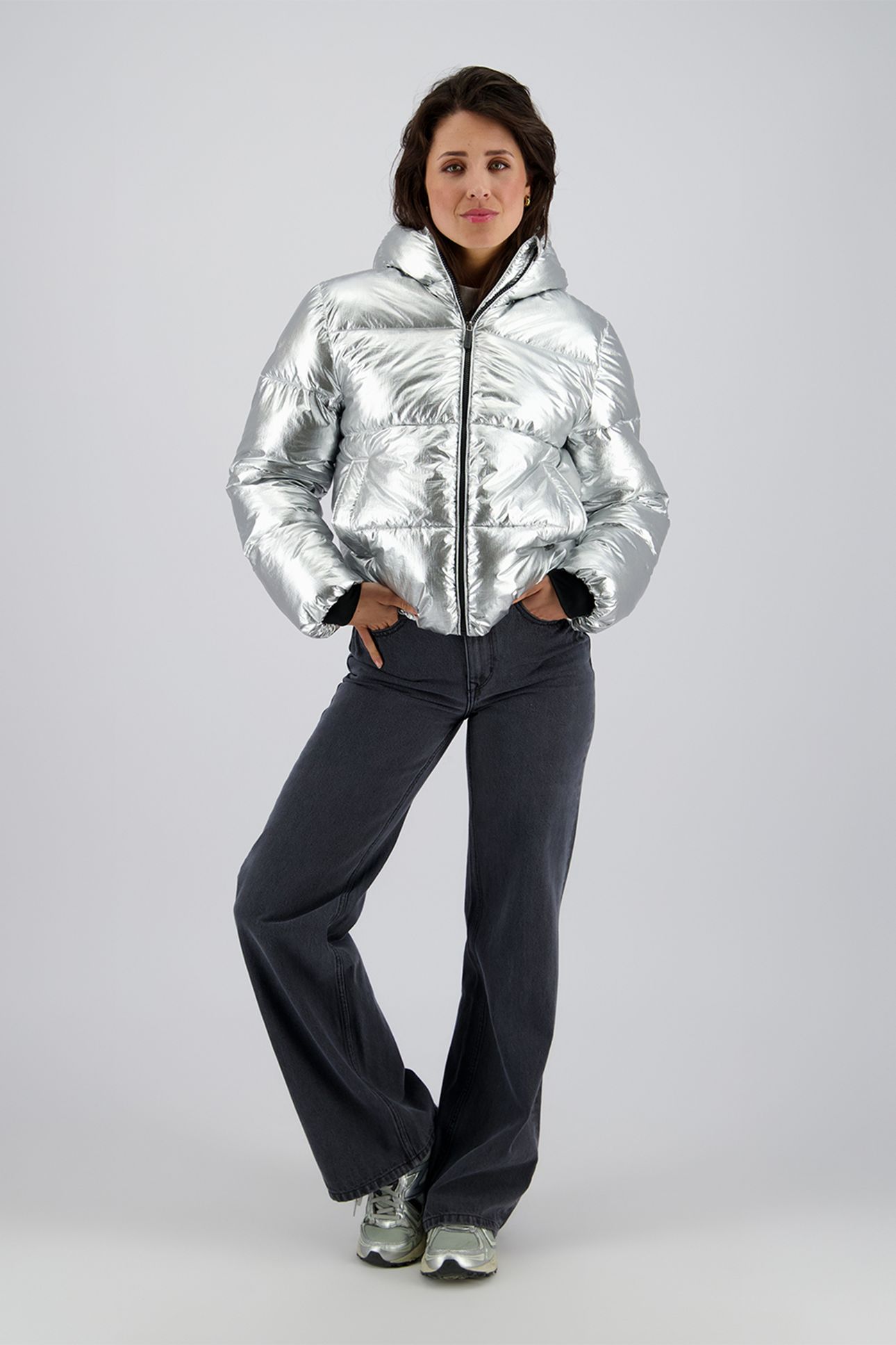 MORLEY JACKETS SILVER METALLIC 1