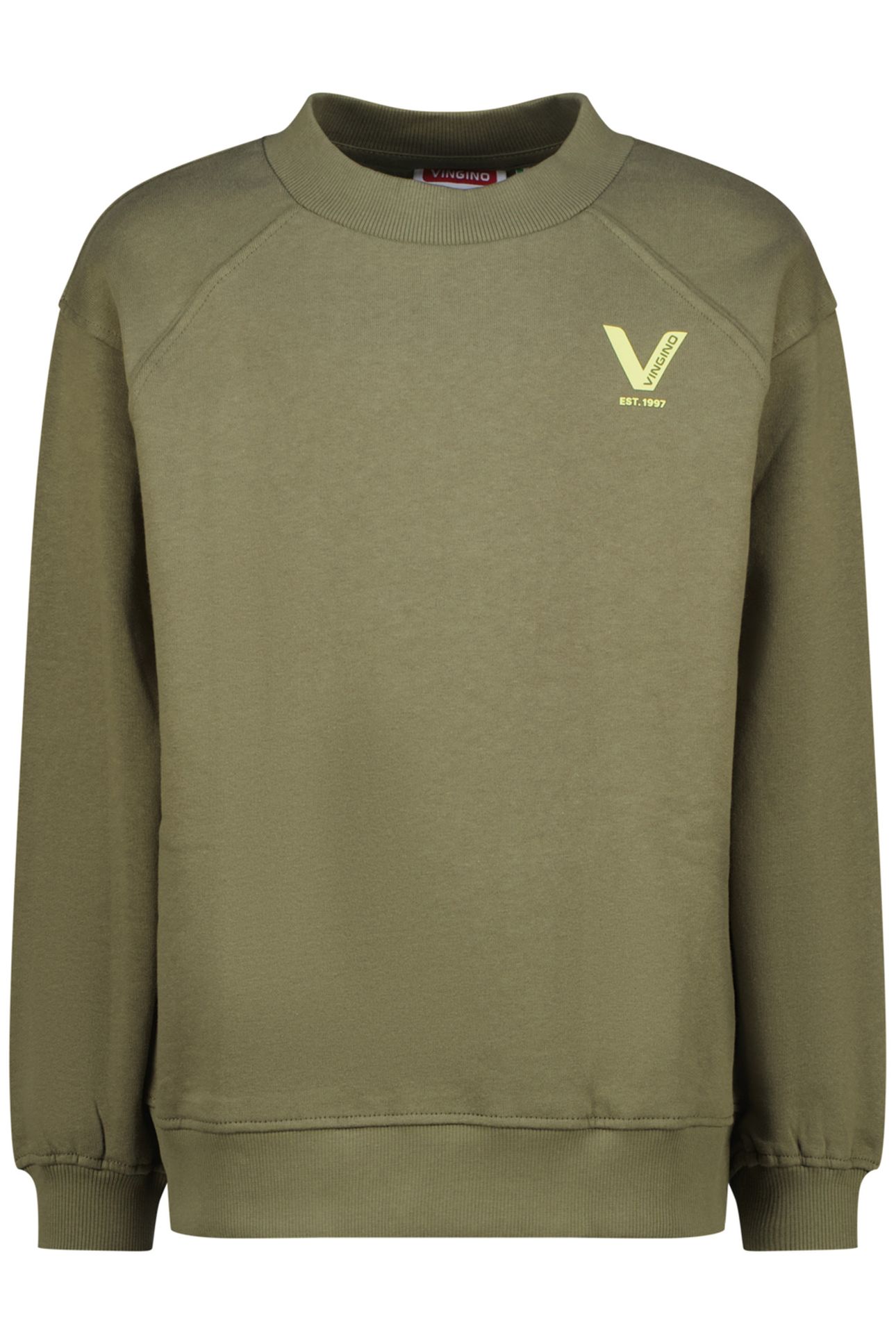 BOYS NAVIDO SWEATER DARK ARMY GREEN 1