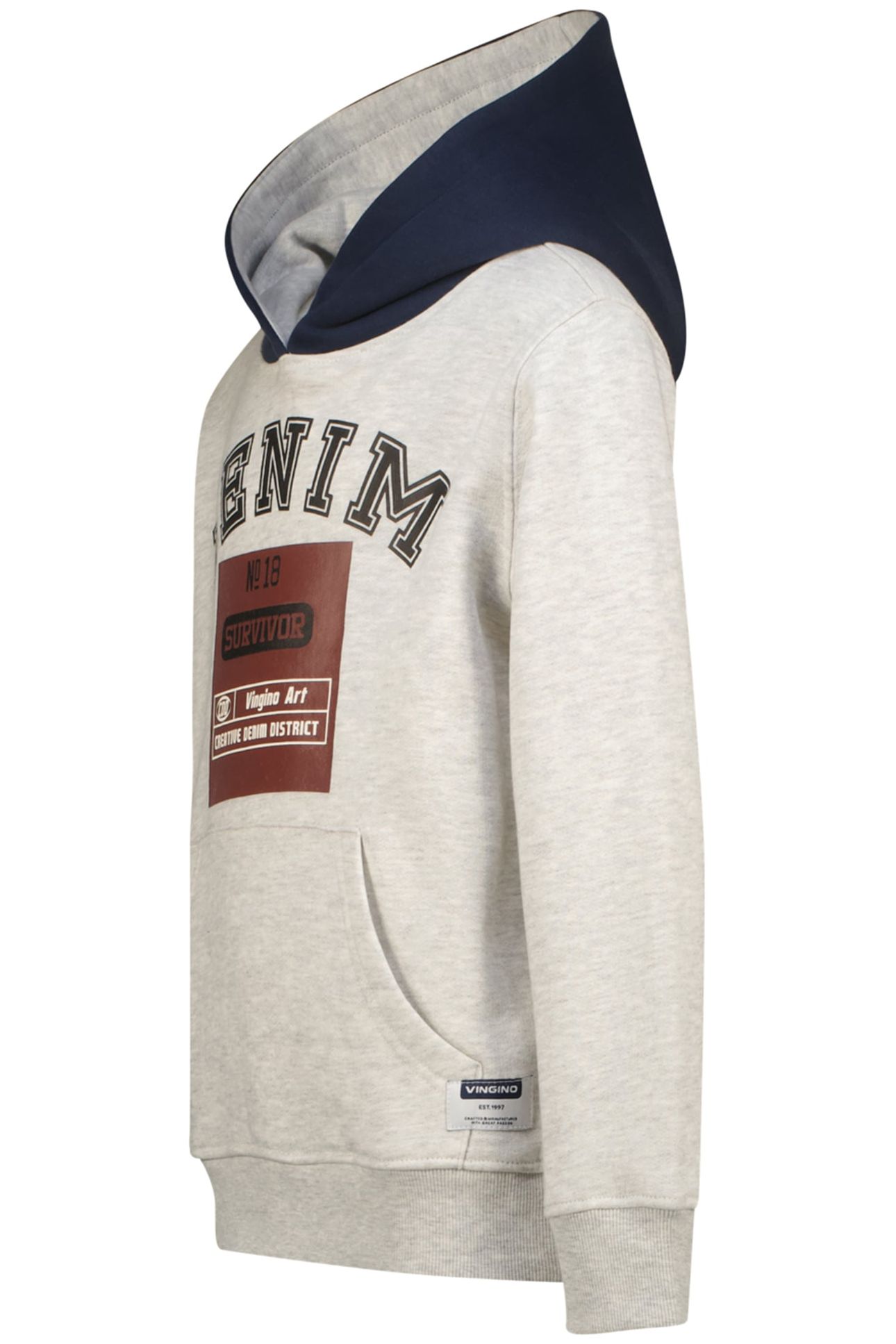 BOYS NOLAN SWEATER GREY MELE 3