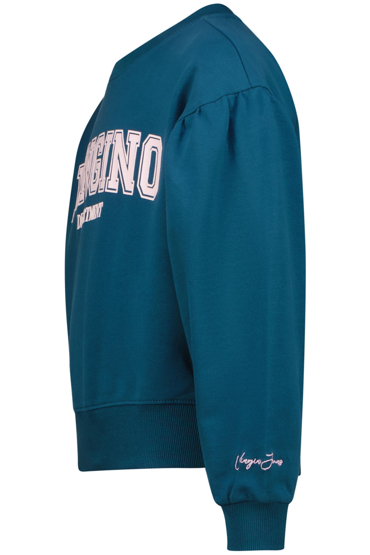 GIRLS NORAN SWEATER PETROL BLUE 3
