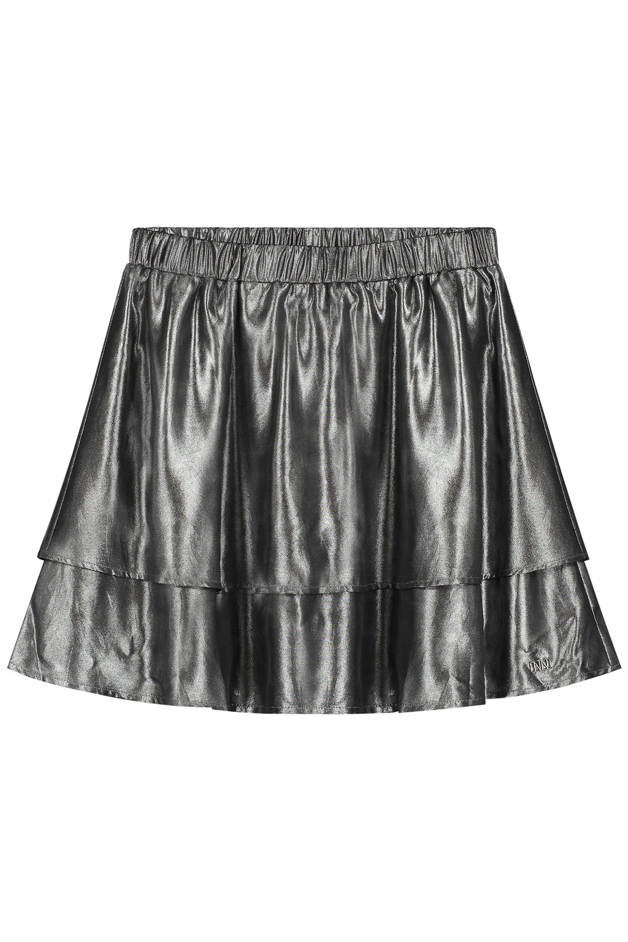 THIRZA SKIRT DARK SILVER 1