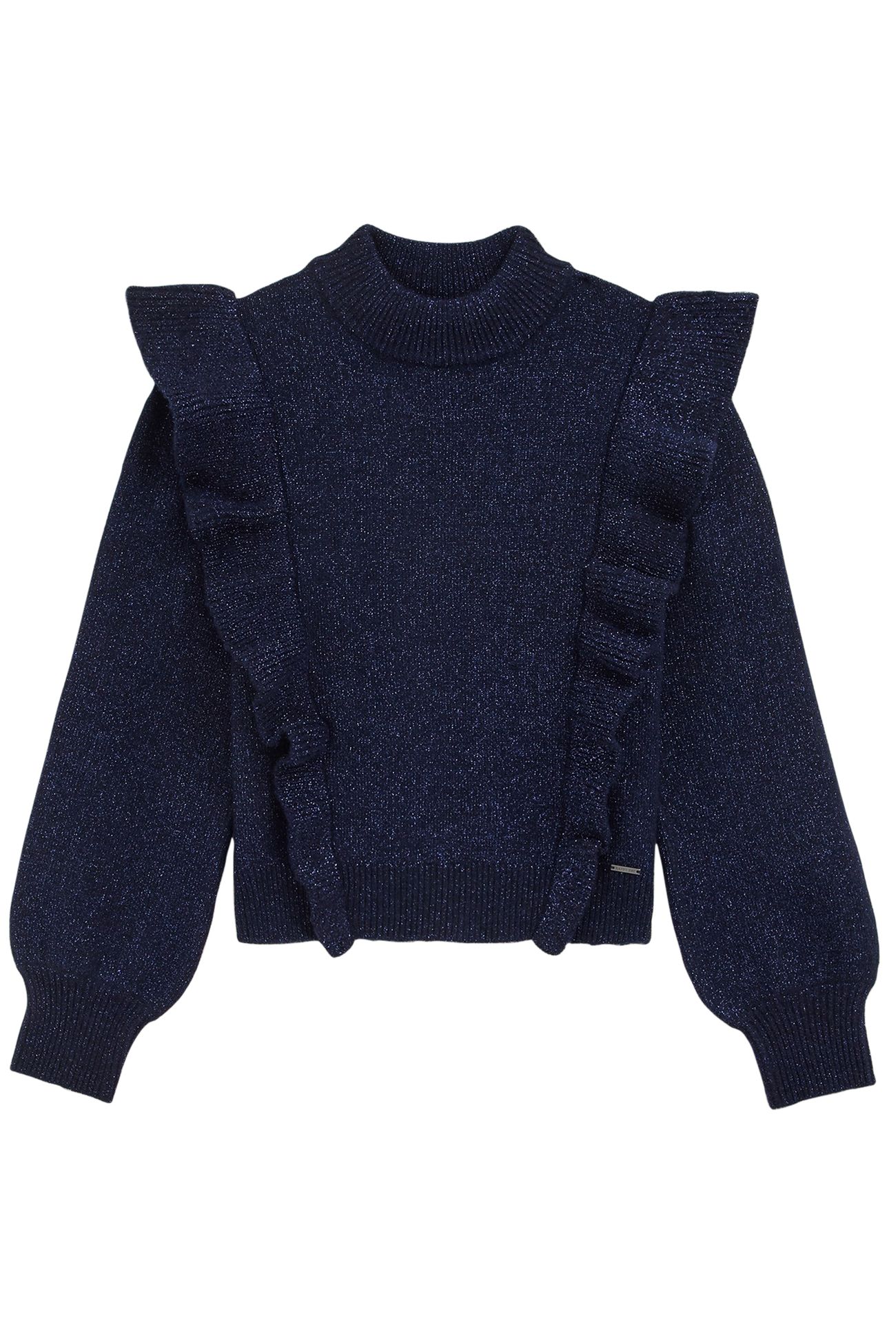 KNITTED PULLOVER DARK BLUE 3