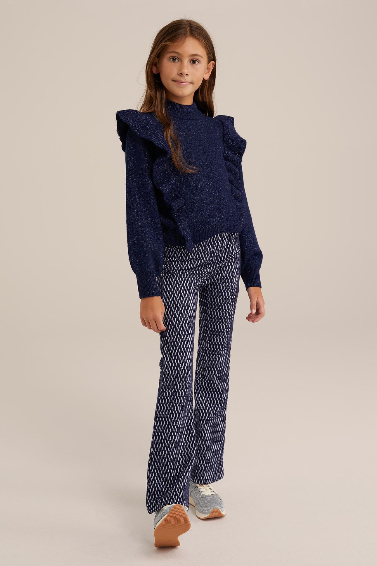 KNITTED PULLOVER DARK BLUE 2