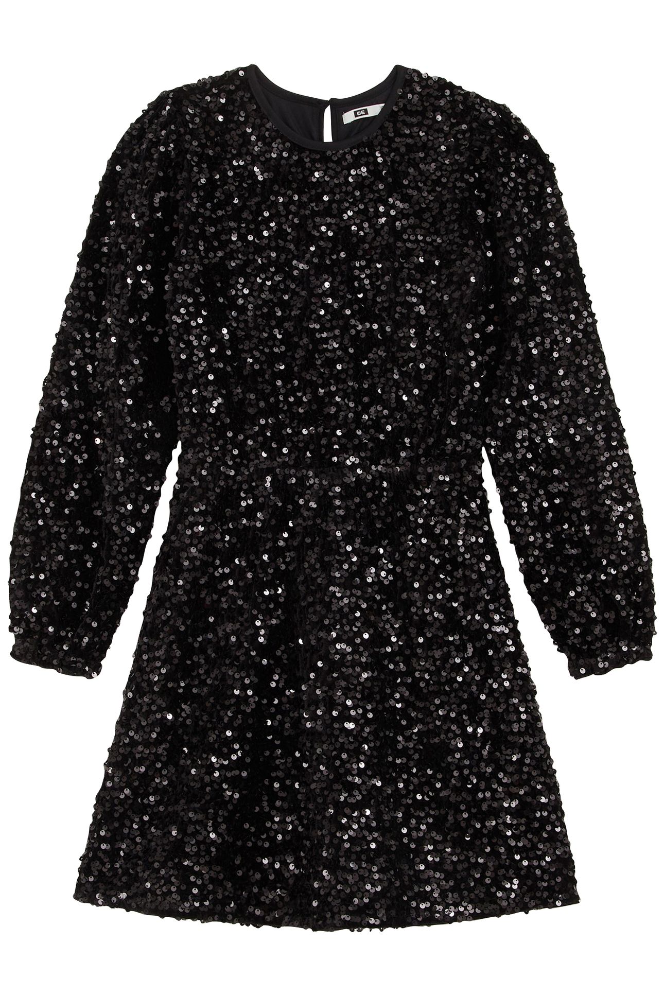 DRESS MID LENGTH BLACK 2