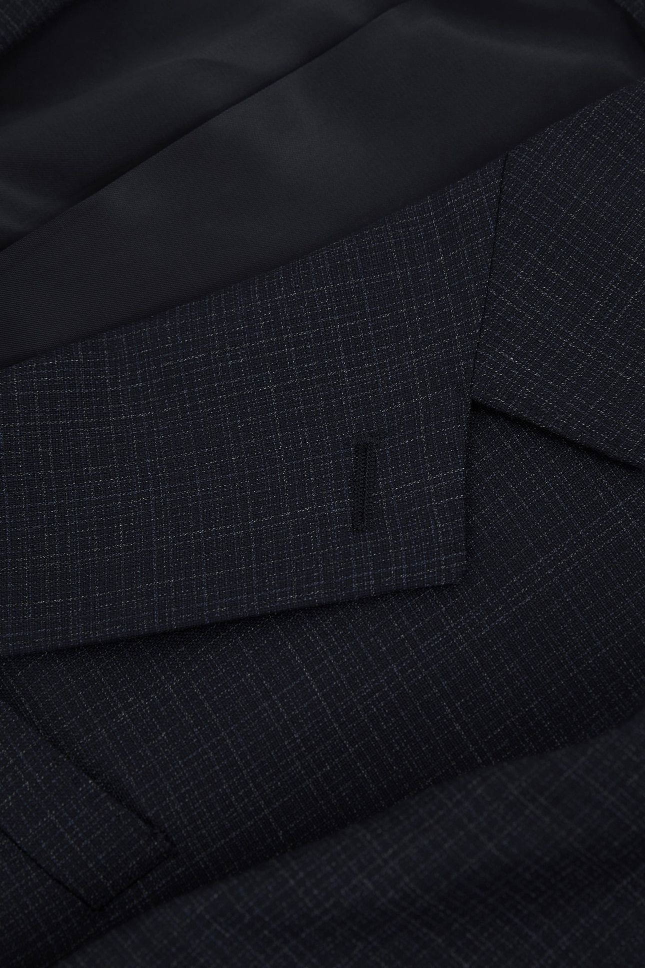 SB 2B NOTCH TEXTURED BLAZER NAVY 8