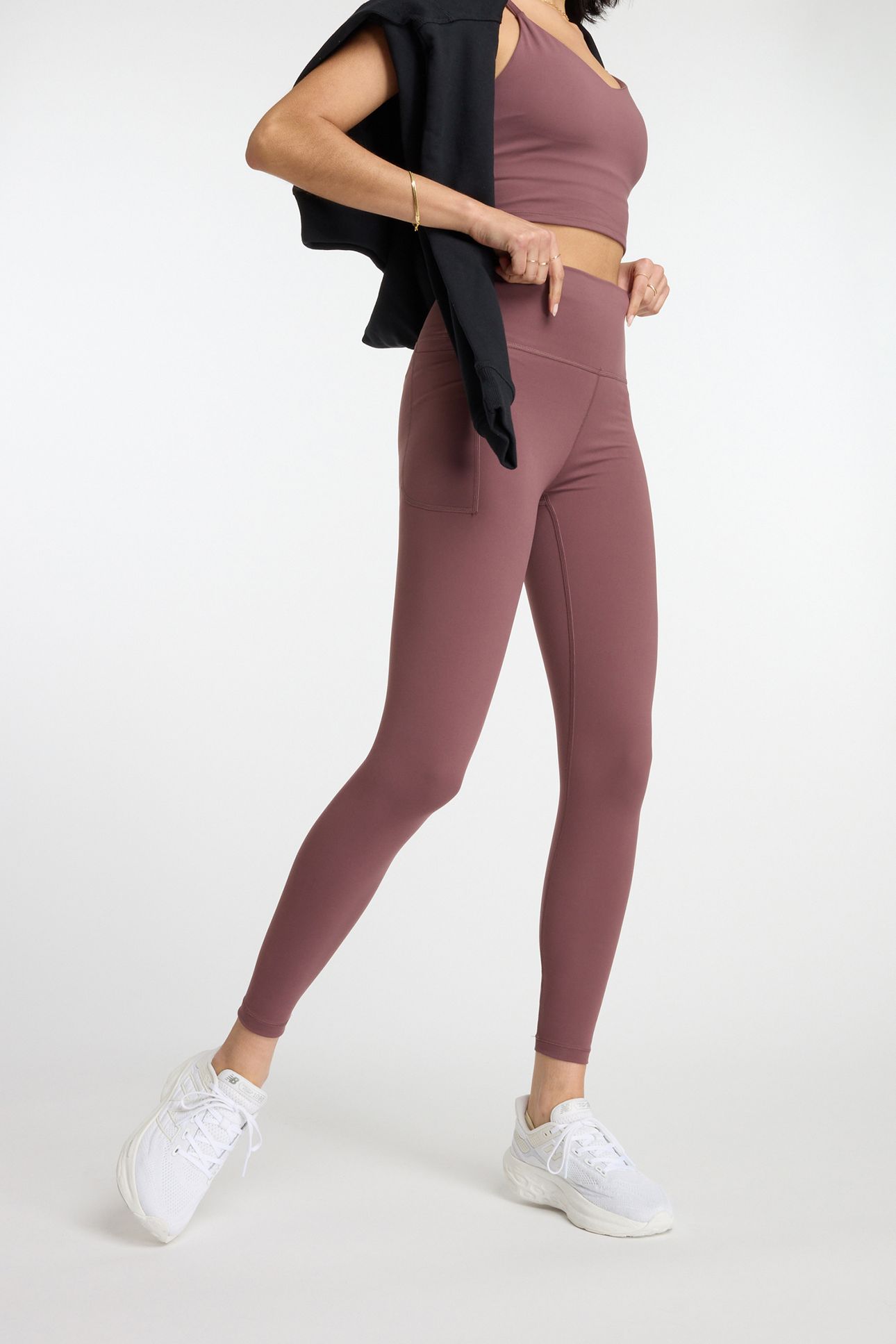 NB HARMONY POCKET HIGH RISE LEGGING LICORICE 4