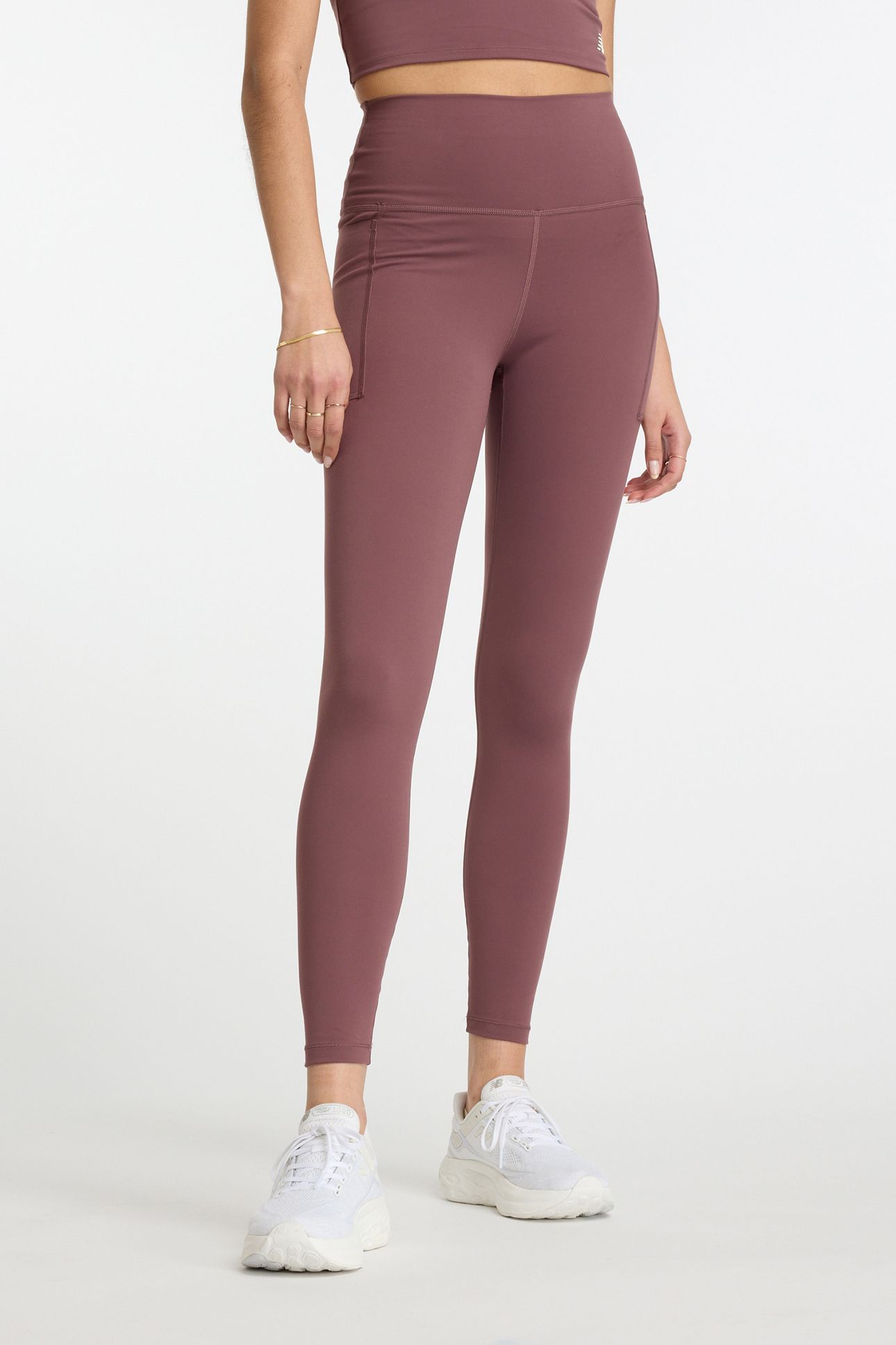 NB HARMONY POCKET HIGH RISE LEGGING LICORICE 1