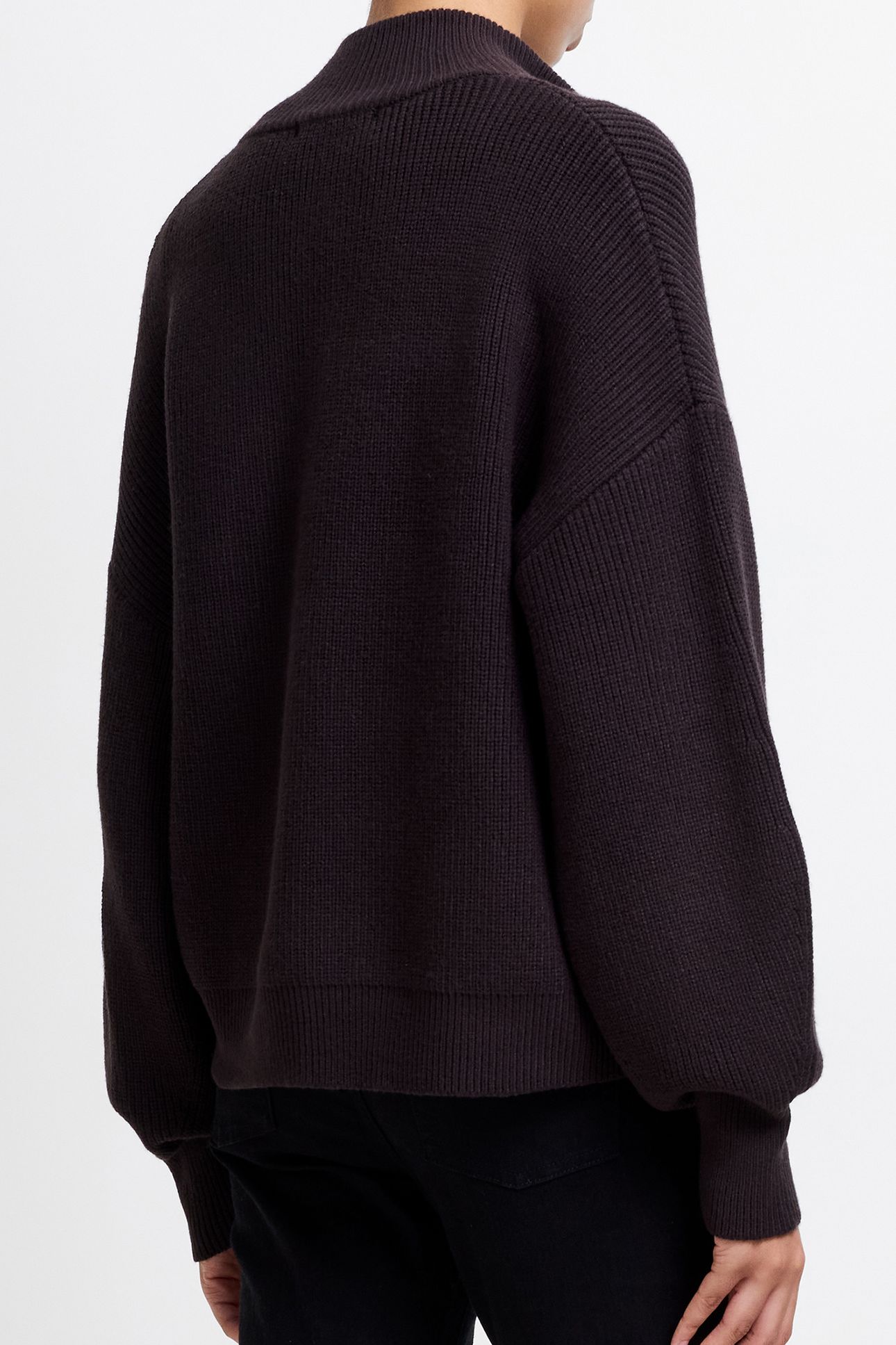 BABYSOFT HALF ZIP JUMPER CHOCOLATE GANACHE 2
