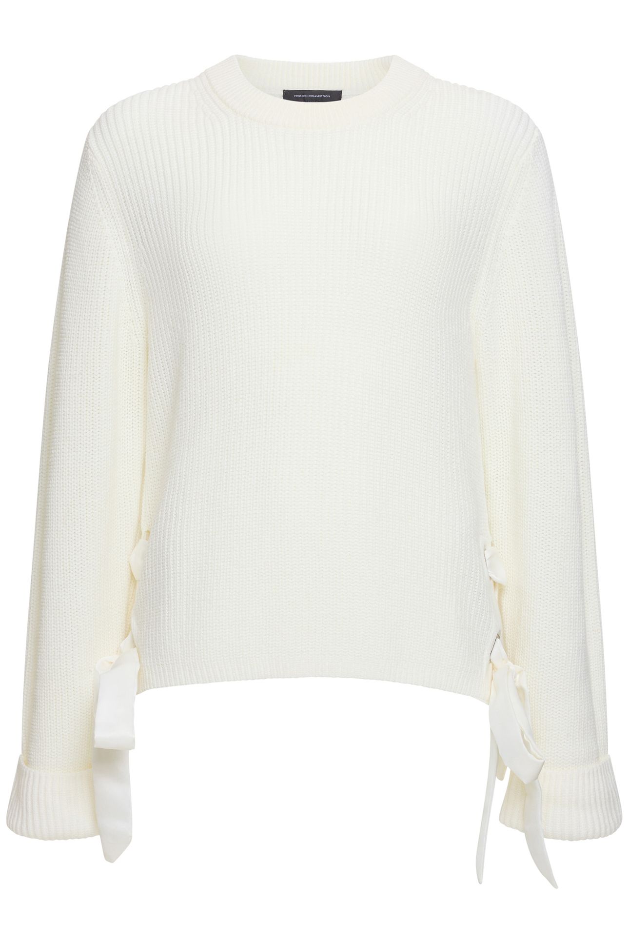 TIE DETAIL JUMPER WINTER WHITE 2