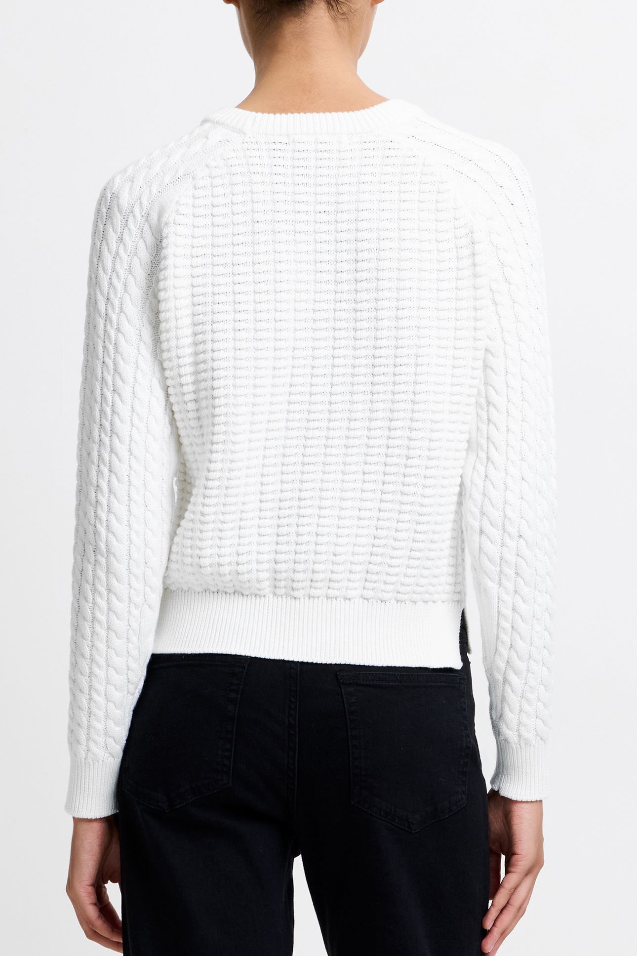MOZART POPCORN CABLE JUMPER WINTER WHITE 2