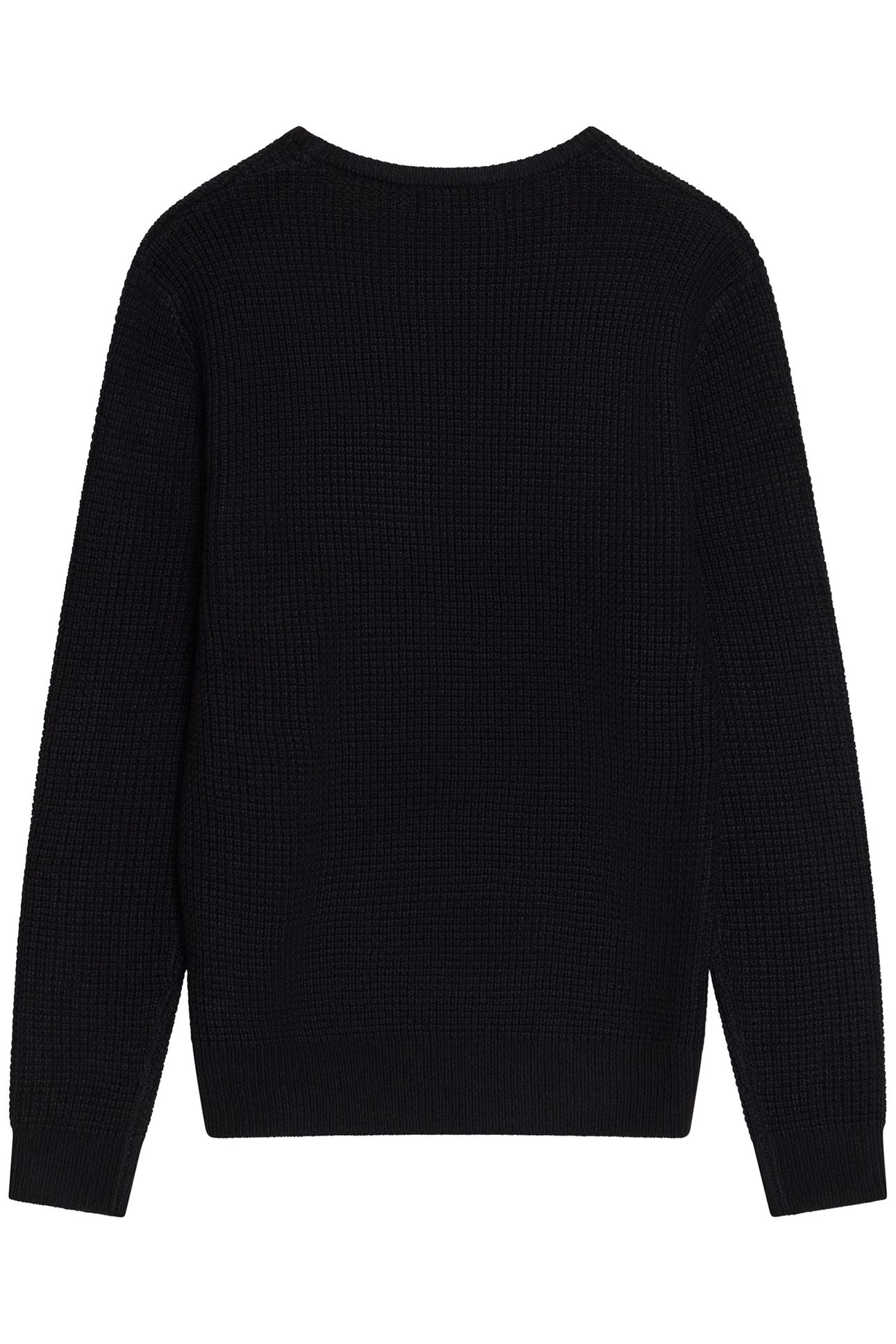 CREW WAFFLE BLACK 2