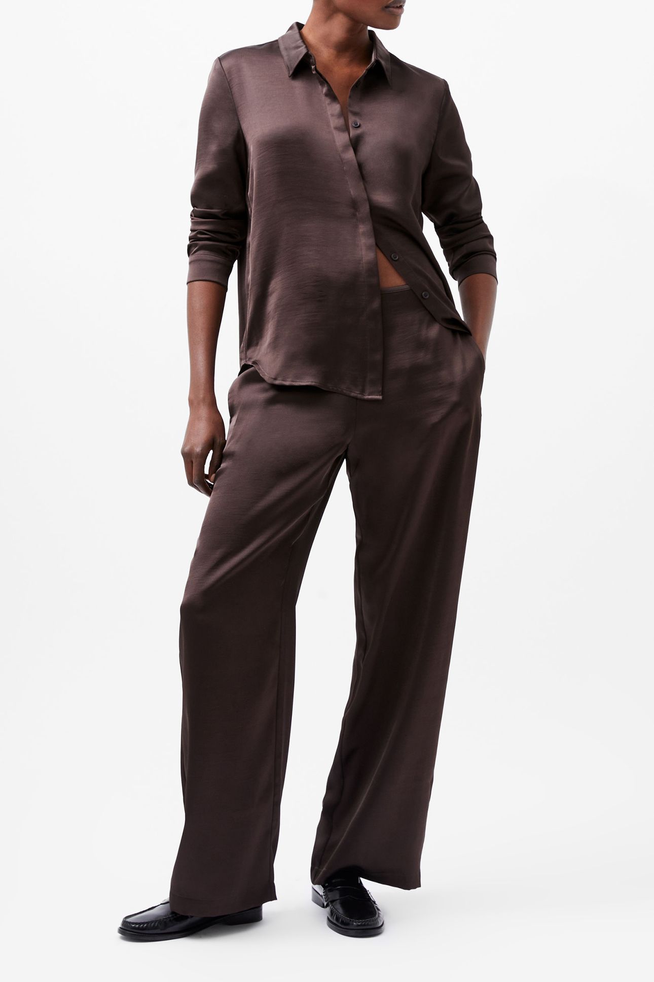 SATIN SHIRT CHOCOLATE GANACHE 2