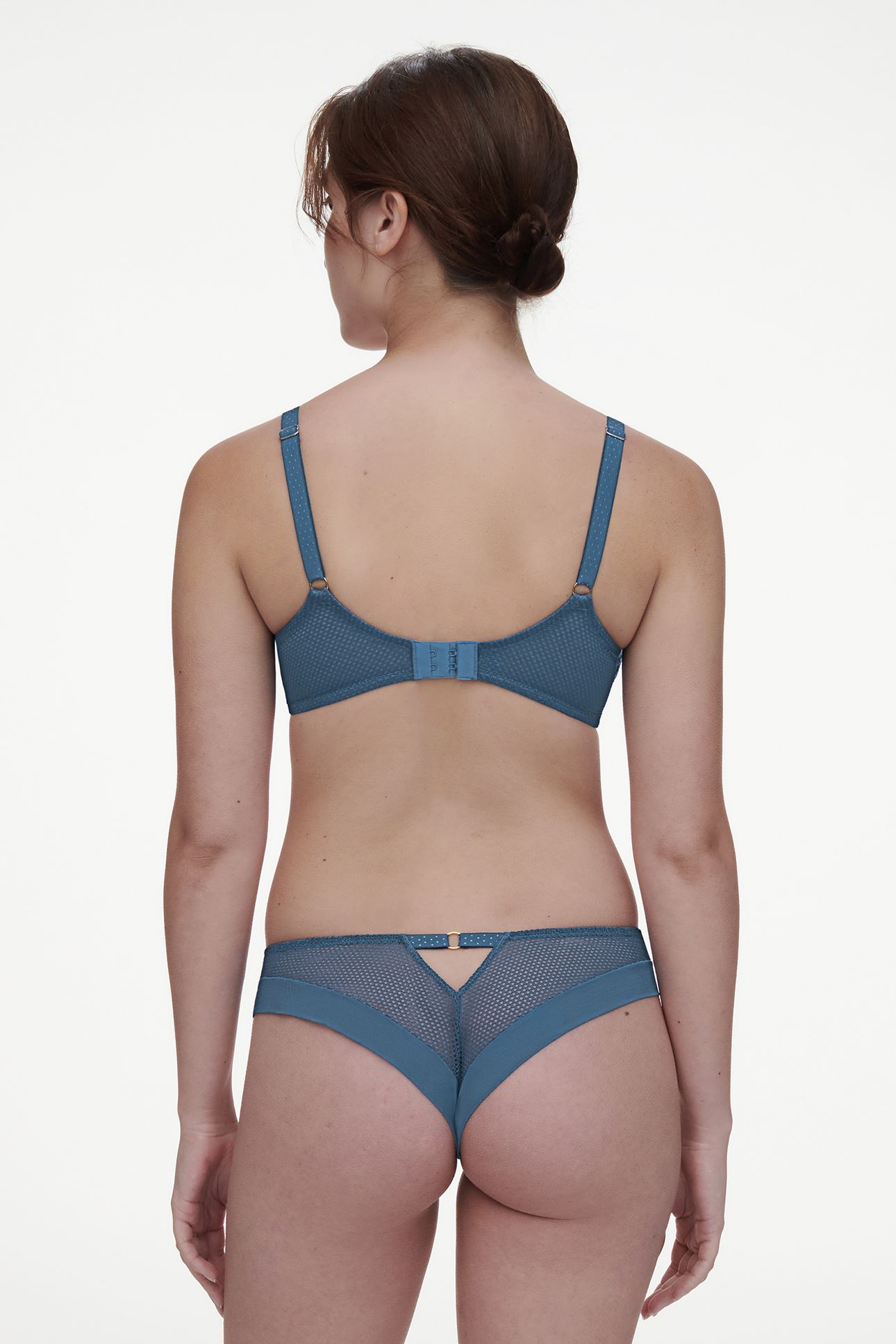 FLEURS SIGNATURE TANGA BLUE 5