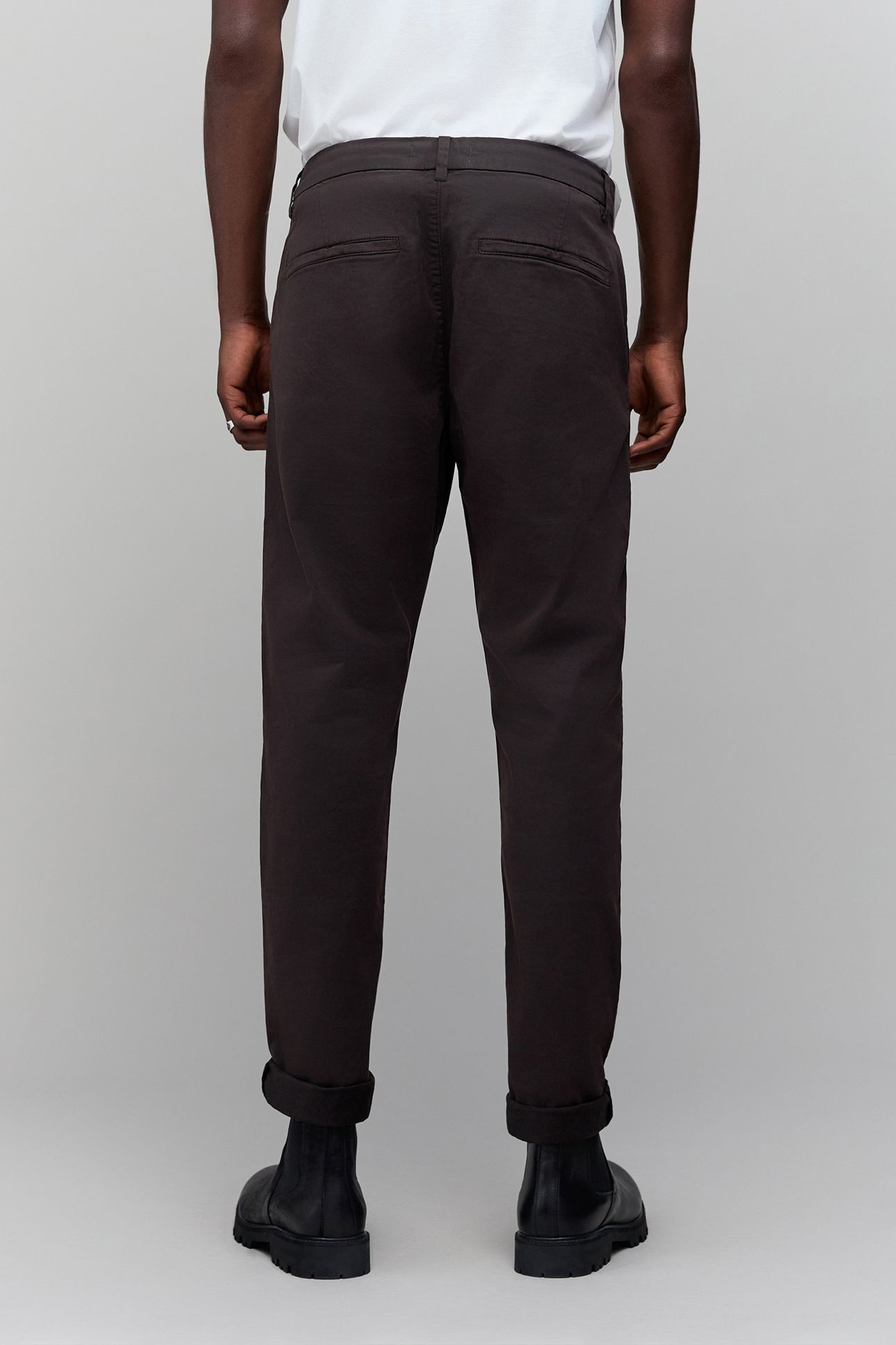 BROWN SLIM CHINO PANTS BROWN 2