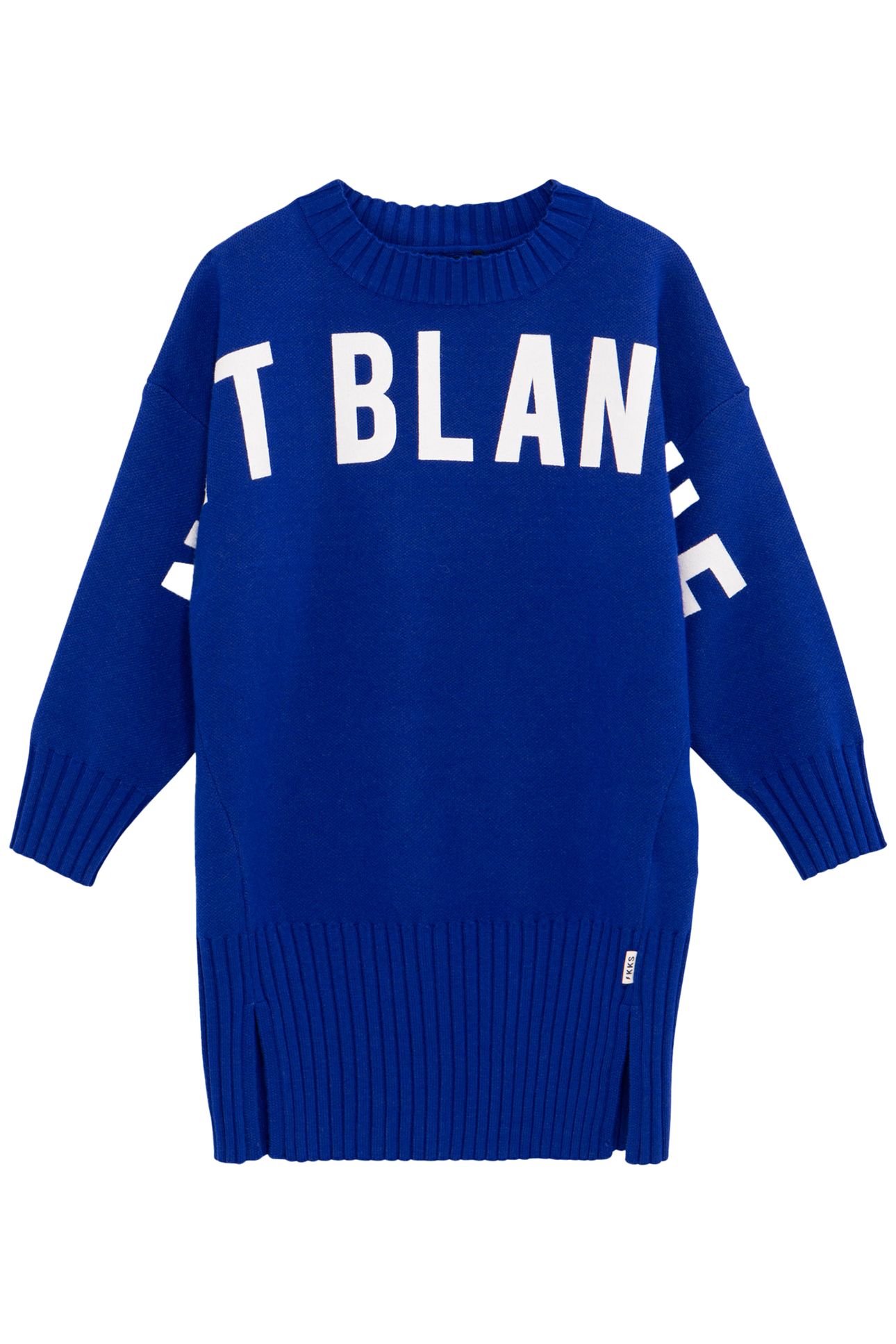 BLUE SWEATER DRESS MAXI MESSAGE GIRL 1