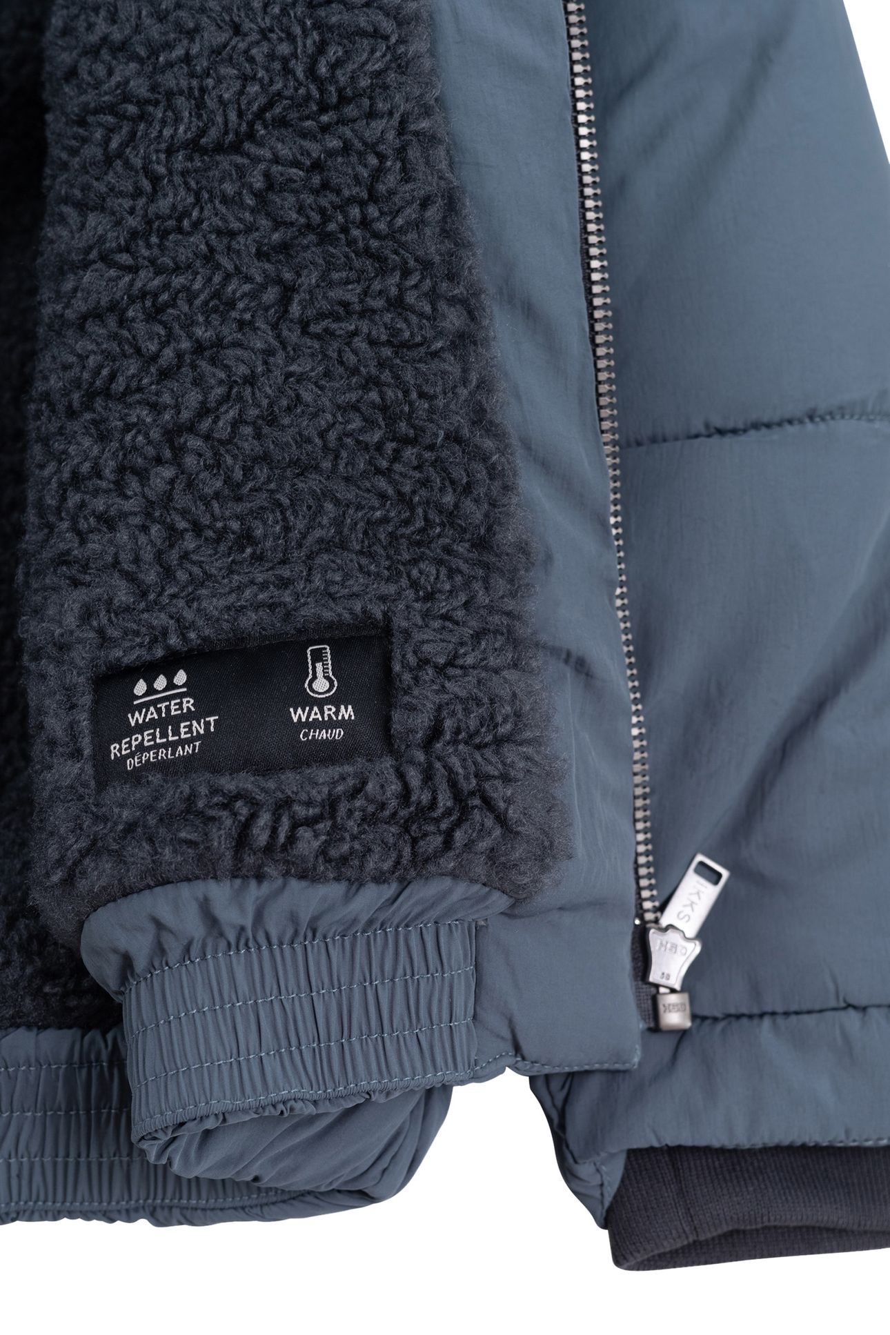 BOY'S BLUE PADDED JACKET WITH DOUBLE-ENTRY POCKETS 6
