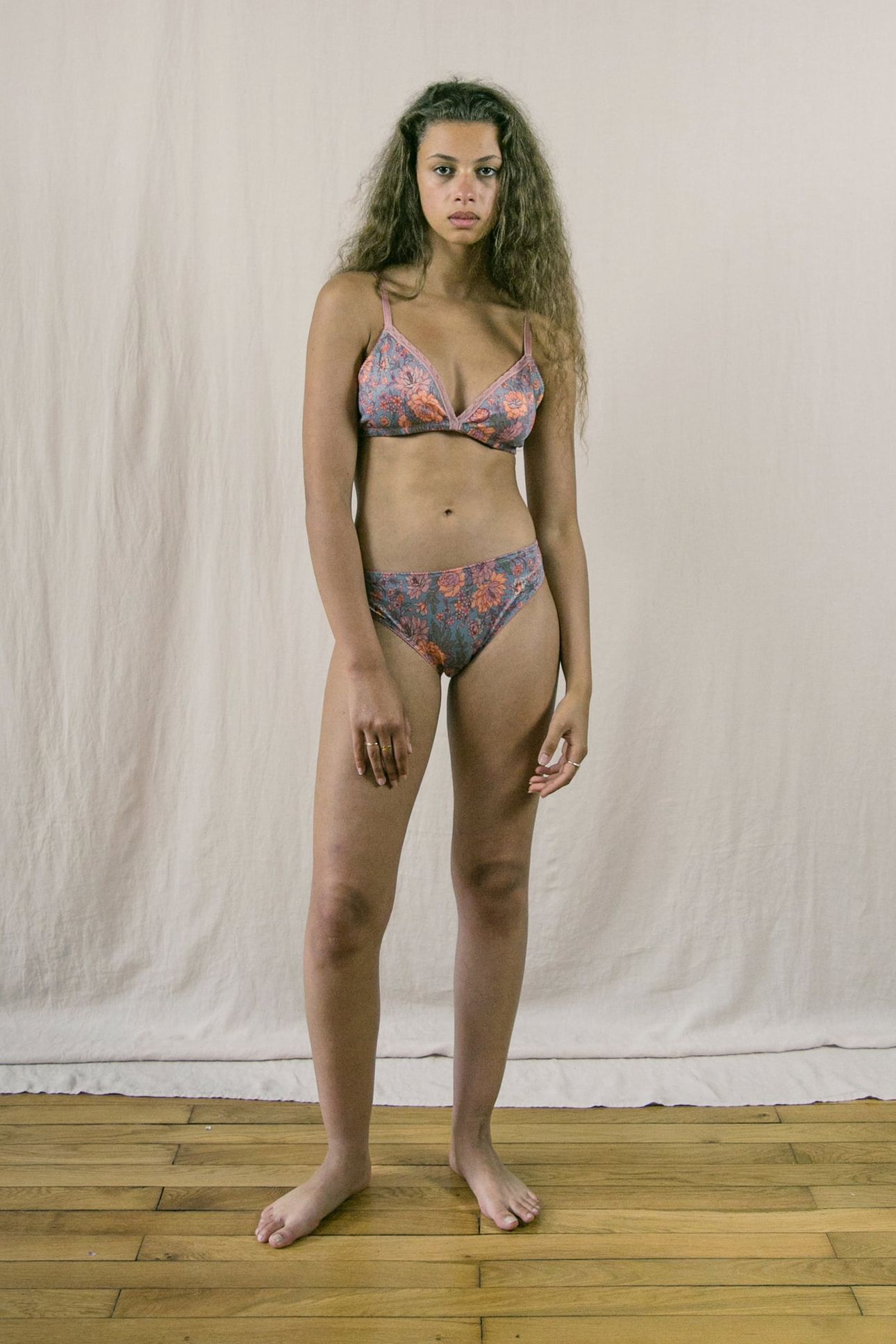 PANTIES KATIA BLUE GARDEN FLOWERS 1