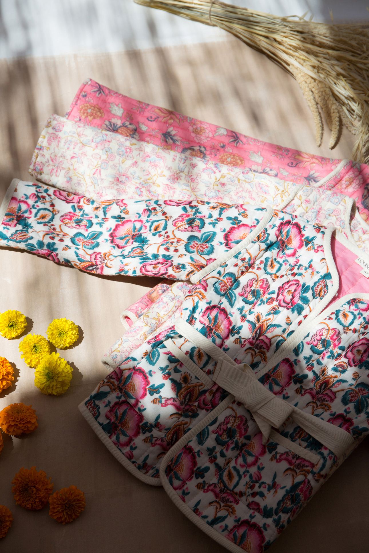JACKET TELIANI CREAM INDIAN FLOWERS 6