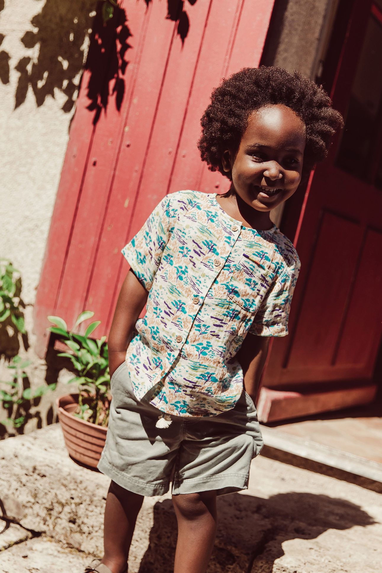 SHIRT ADELIO CREAM PAST FIELDS 1