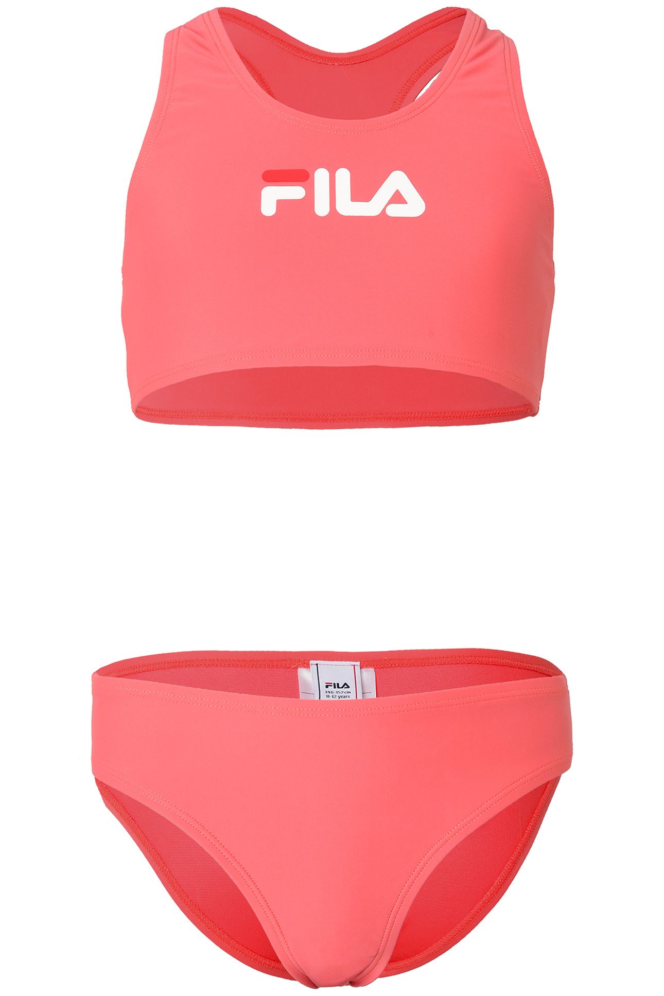 GIRLS SASSARI RACER BACK BIKINI CALYPSO CORAL 1