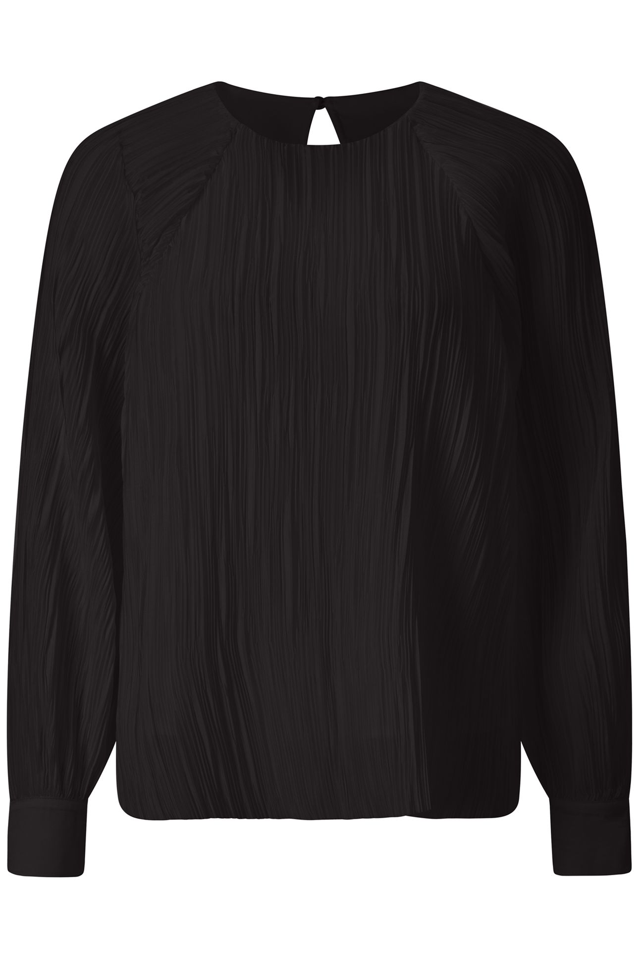 PLISSEE BLOUSE BLACK 4