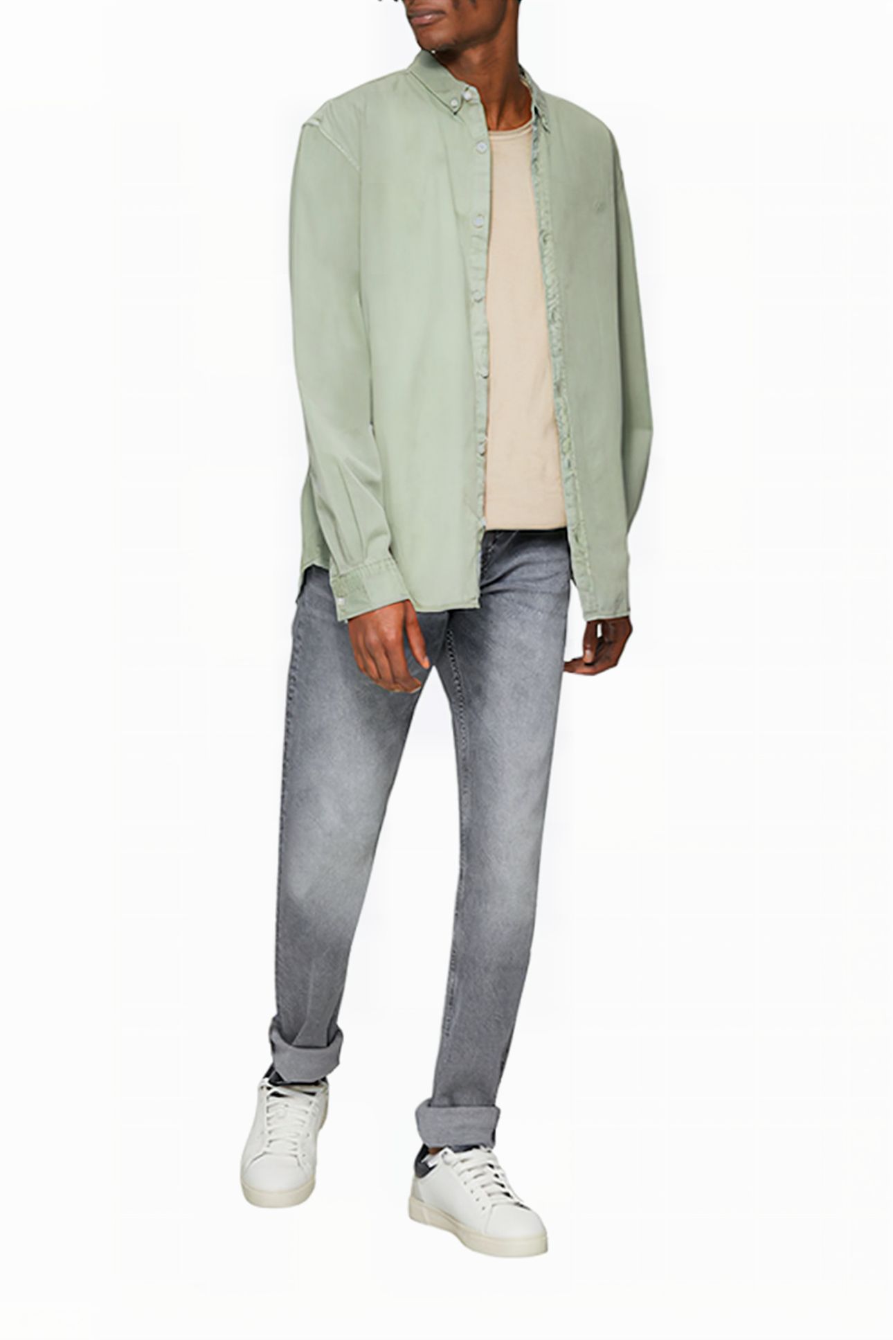 S.OLIVER-QS SHIRT GREEN 2