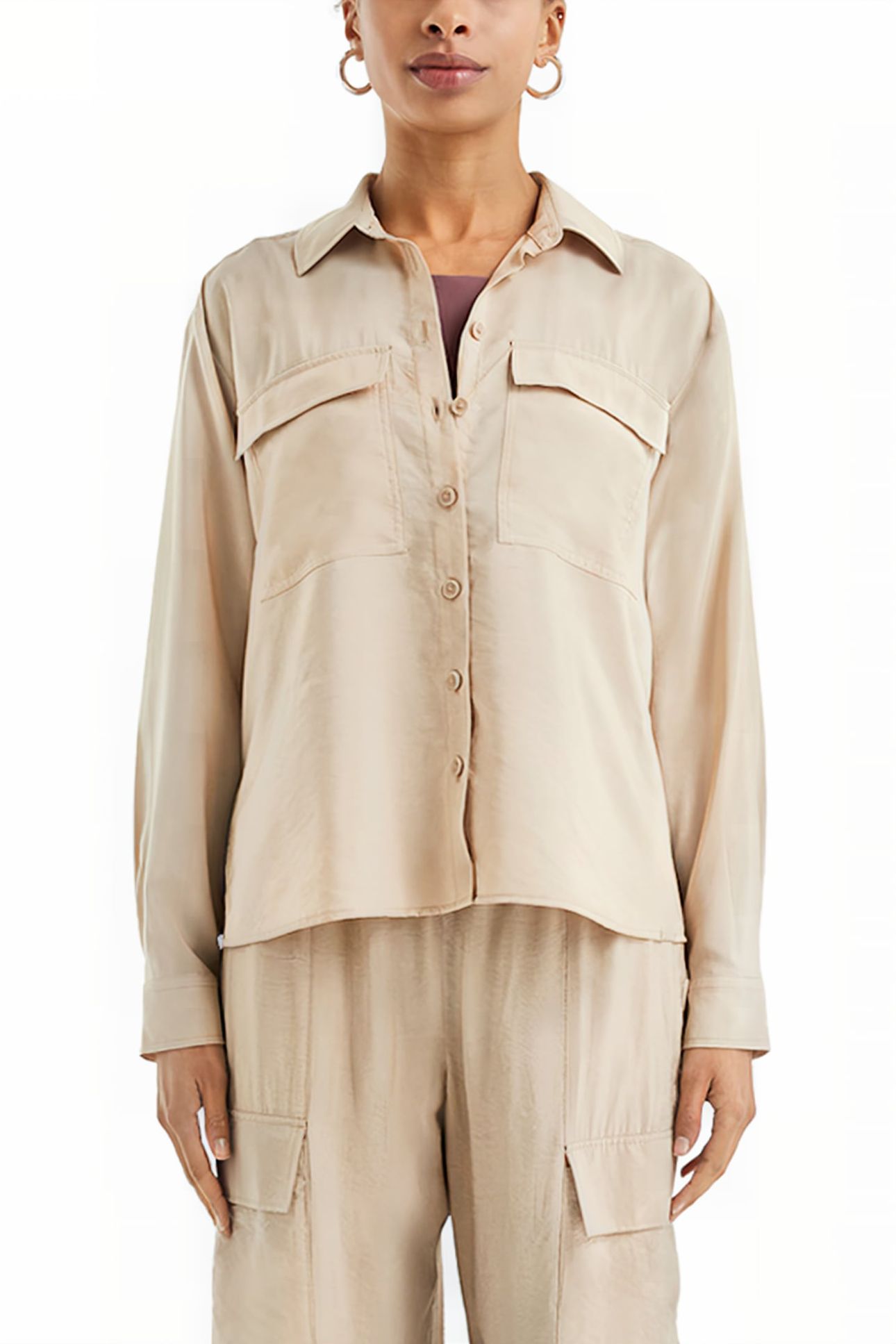 S.OLIVER-QS BLOUSE BEIGE 1