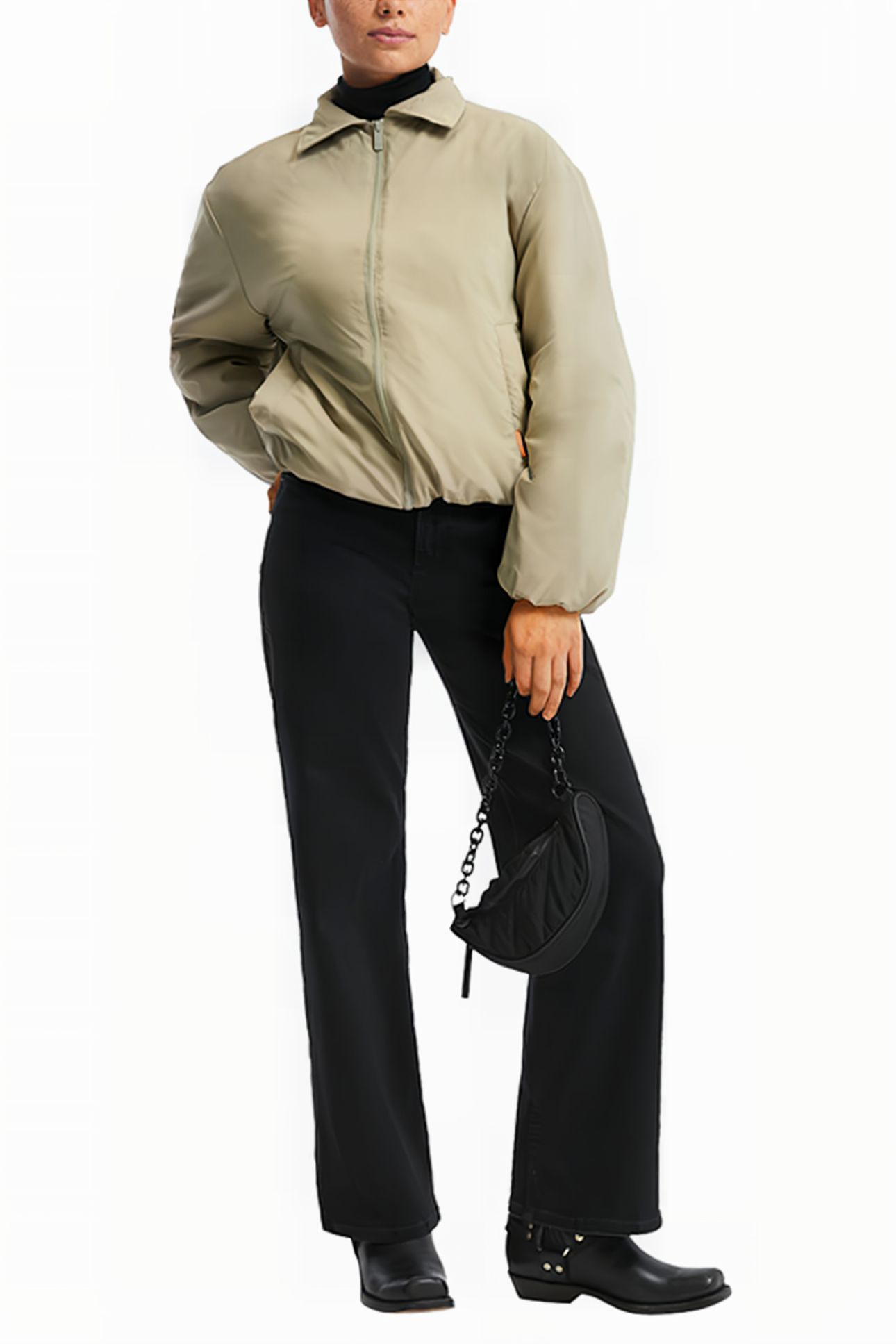 S.OLIVER-QS JACKET OUTDOOR GREEN SAND 2