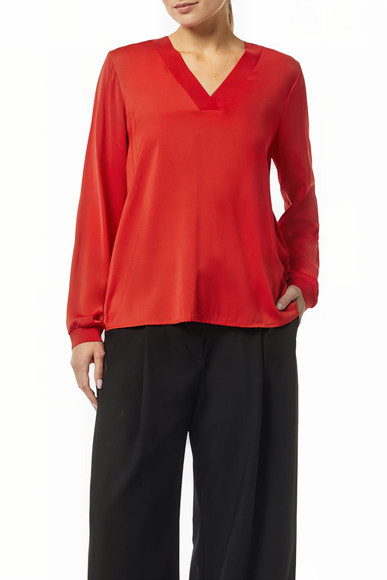 COMMA BLOUSES RED 1