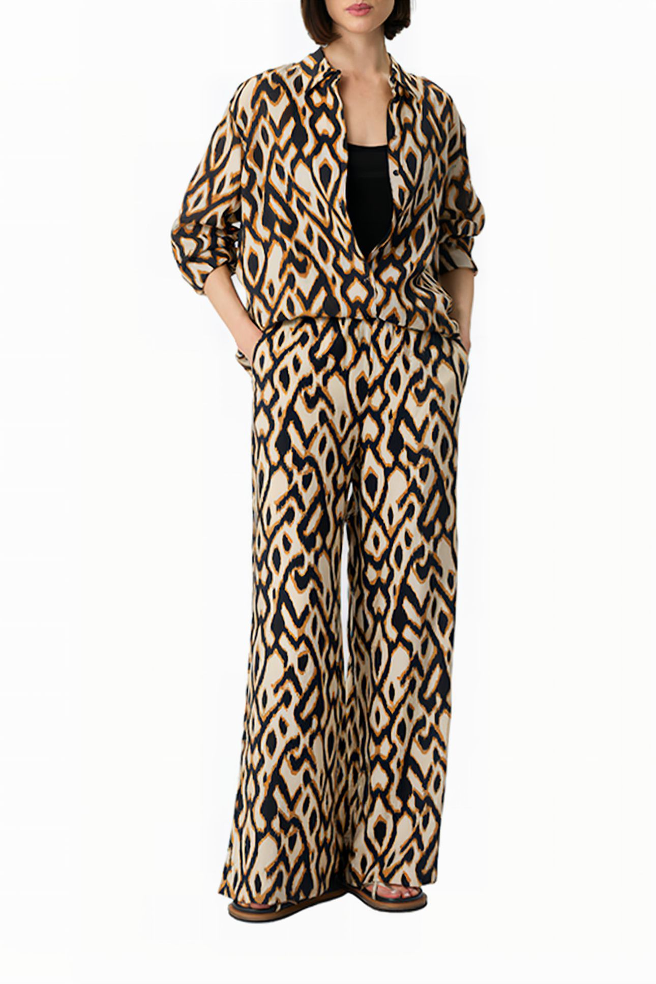 COMMA BLOUSES BLACK 2