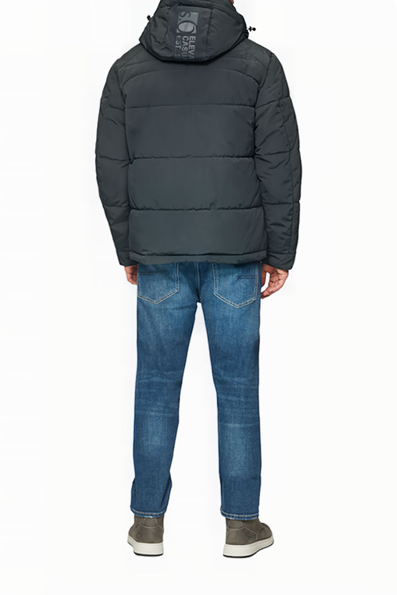 S.OLIVER JACKET OUTDOOR GREY/BLACK 3