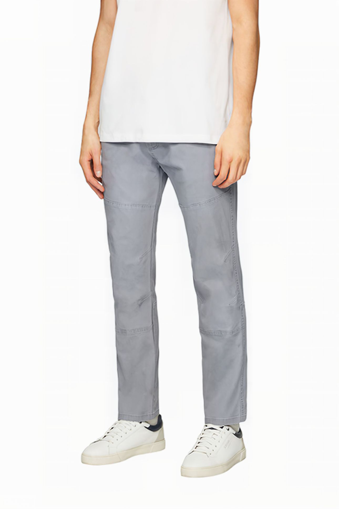 S.OLIVER PANT GREY/BLACK 1
