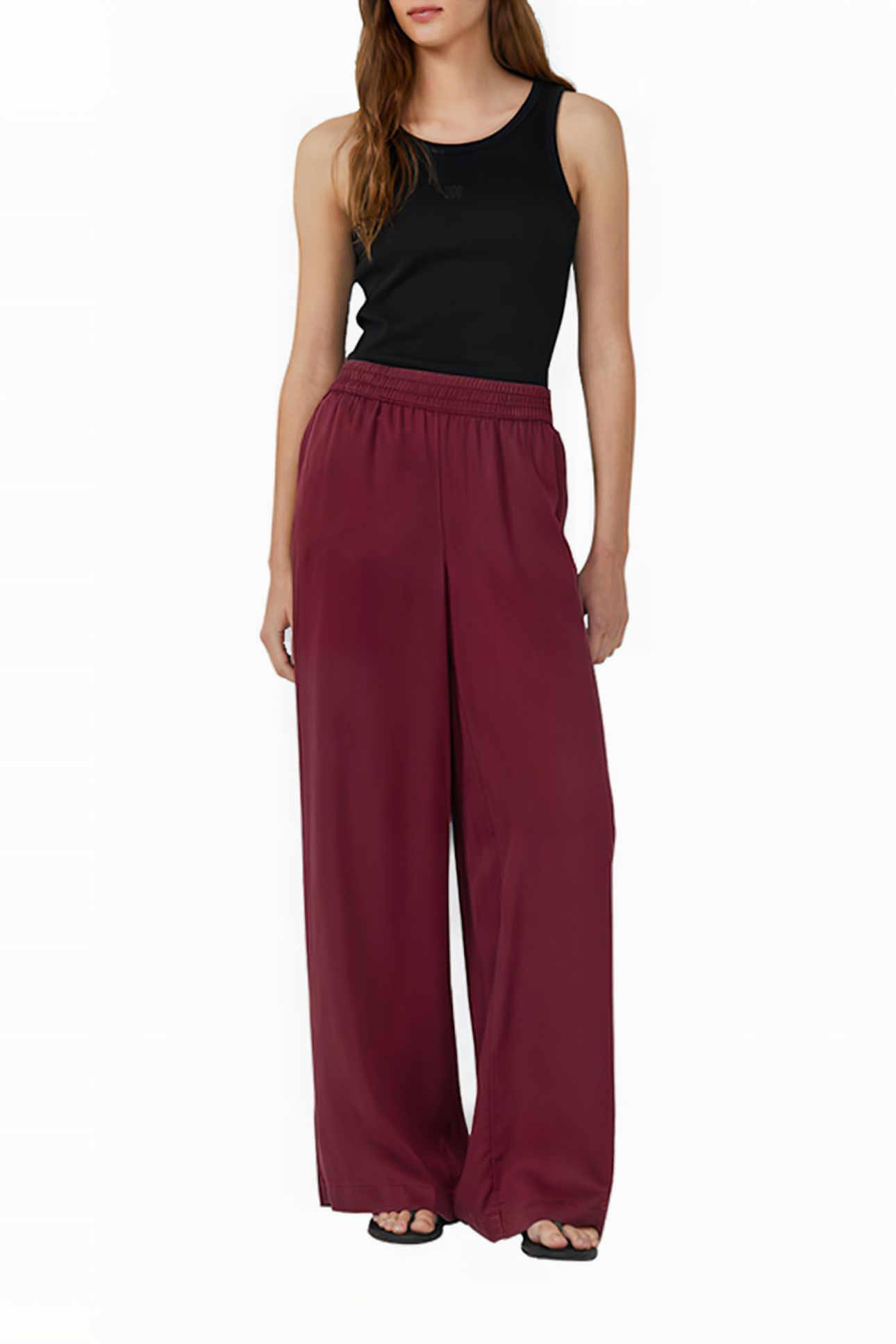S.OLIVER PANT BURGUNDY 2
