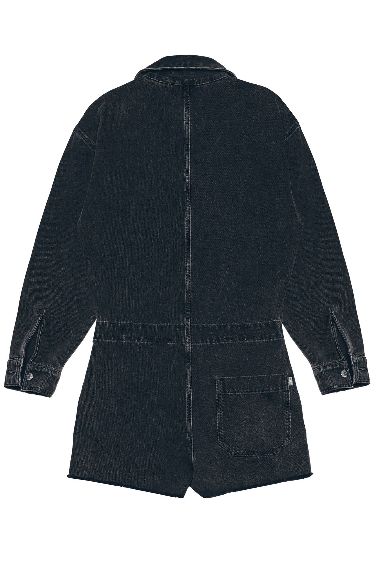 THE BLACK SHORT DENIM JUMPSUIT 3