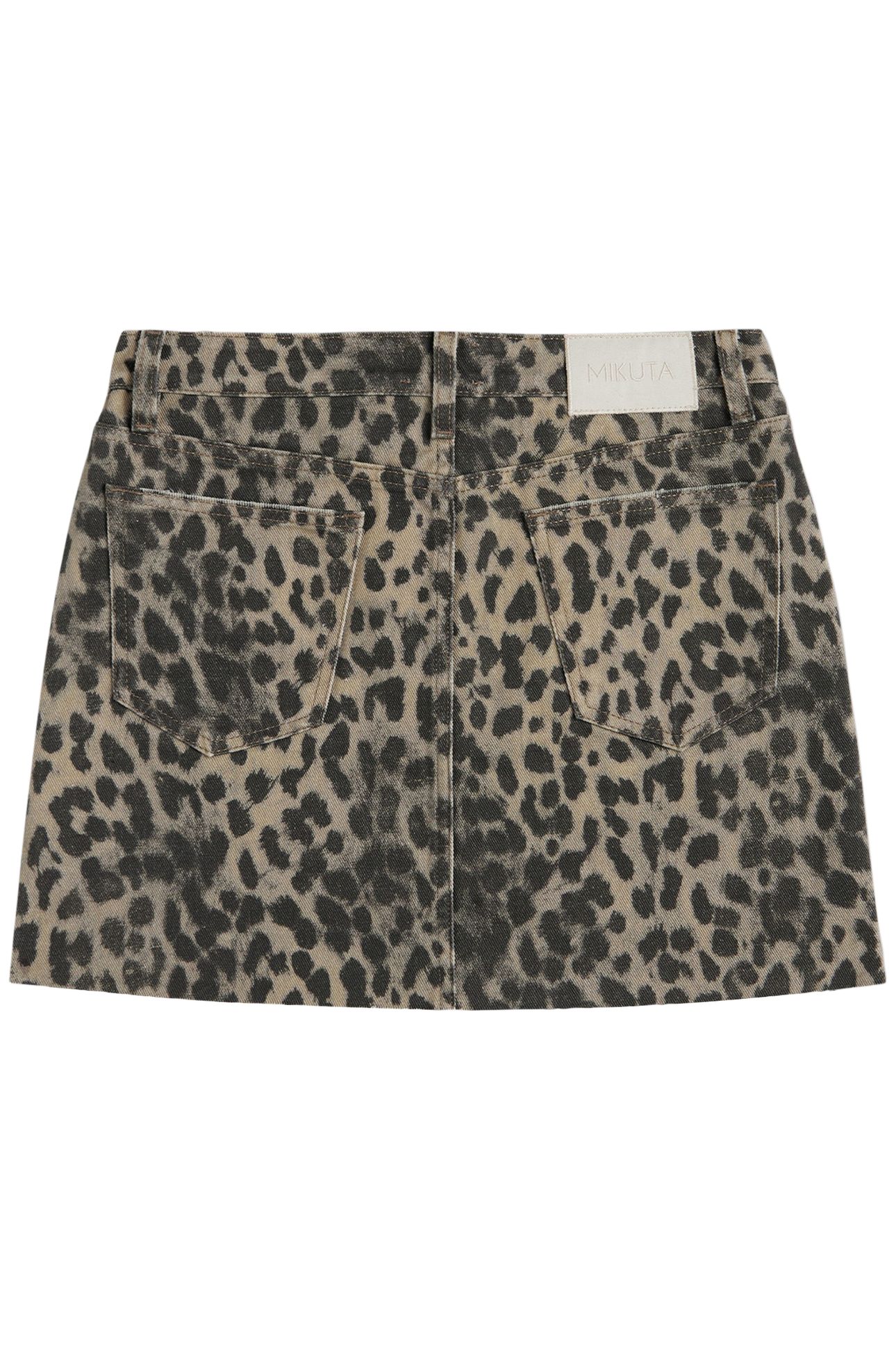 THE LEO SLIT DENIM SKIRT 2