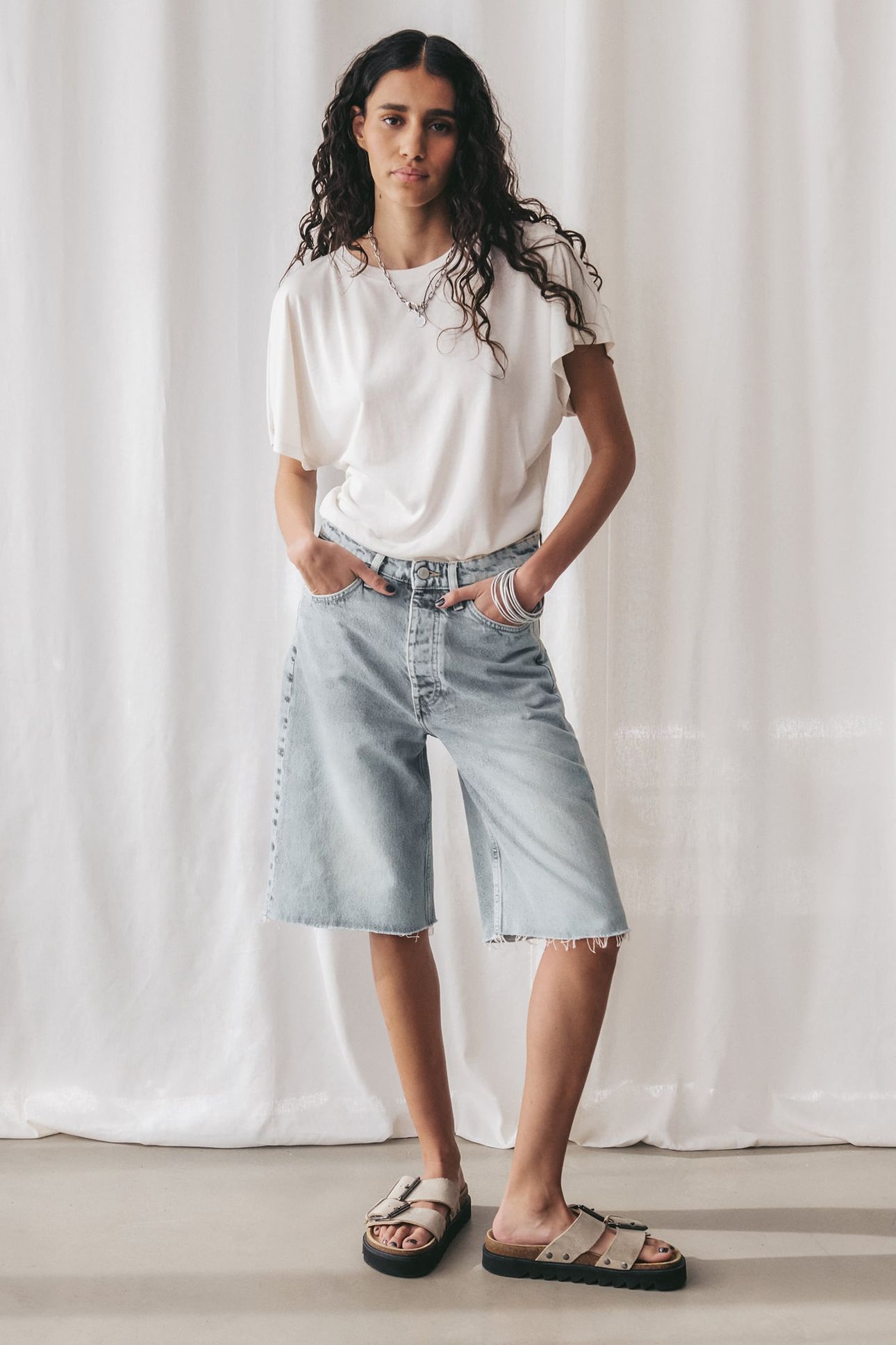 THE BLUE DENIM BERMUDA SHORT 1