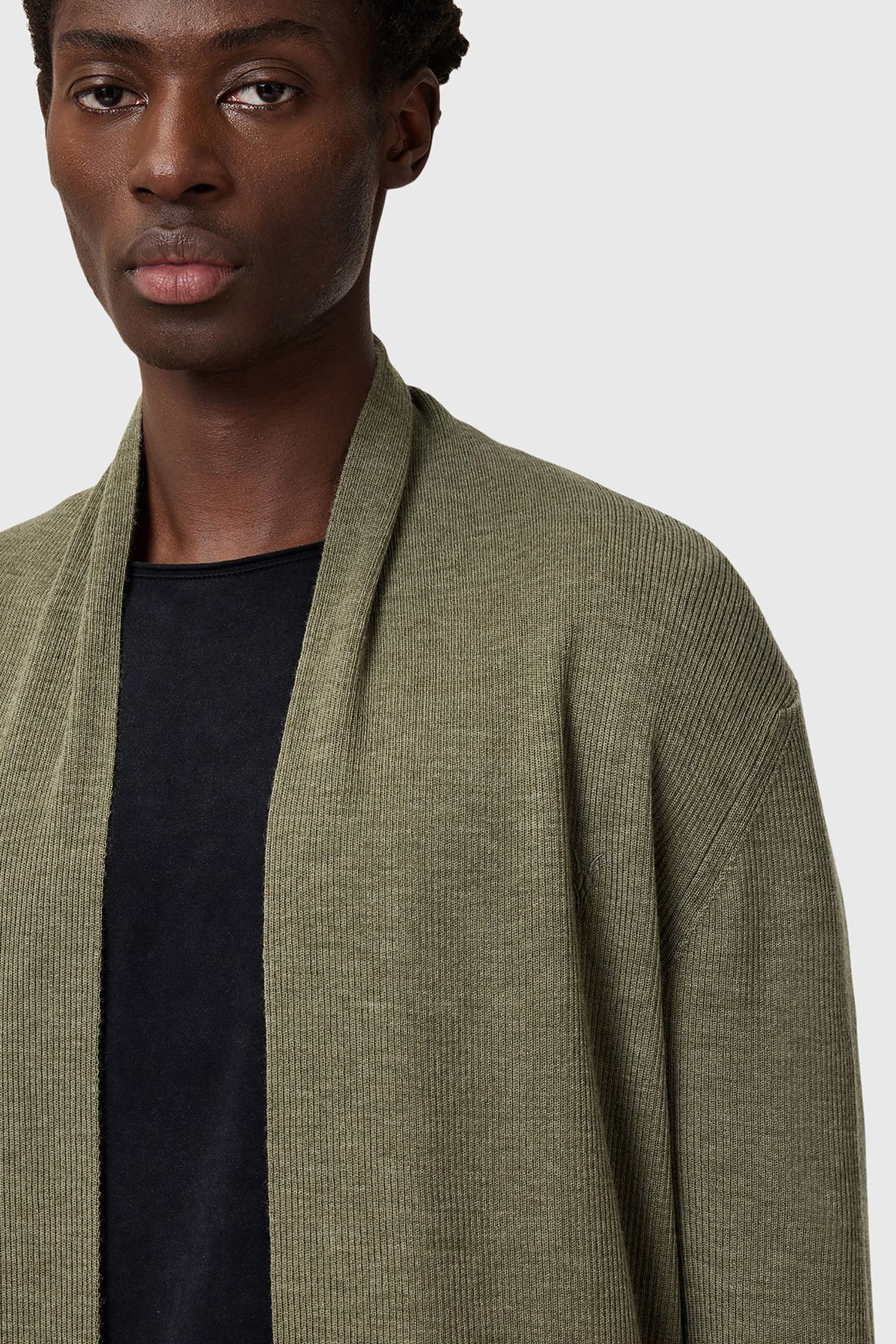 MODE MERINO OPEN CAR LIGHT ASH GREEN 6