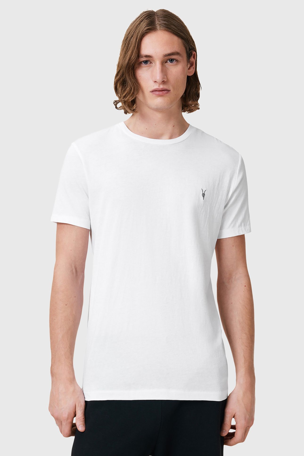 TONIC SS CREW 3 PK WHITE/BROWN/GREEN 2